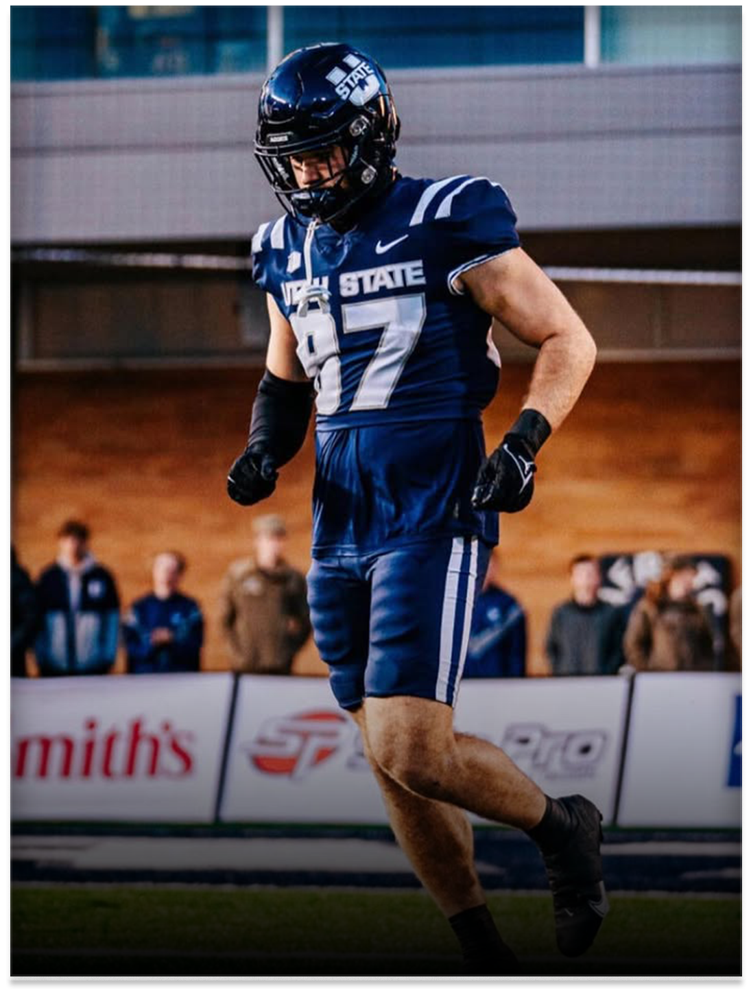  Broc Lane, Tight End  
 Photo: Utah State Athletics 