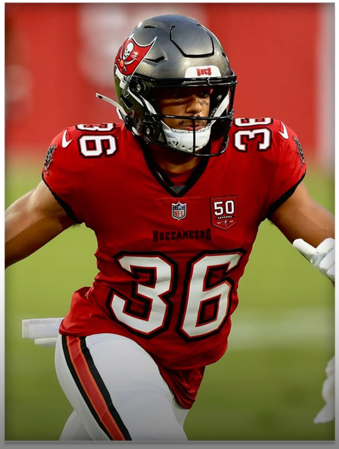  JJ Roberts, Tampa Bay Buccaneers
  
 Photo: Tampa Bay Buccaneers