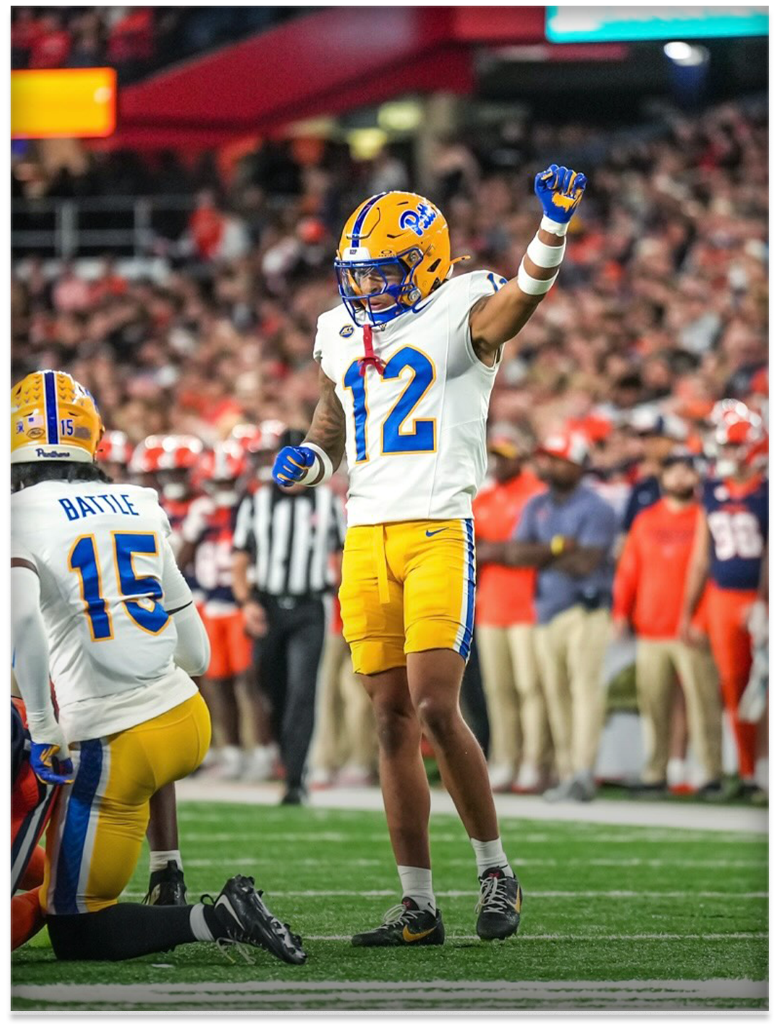  Cruce Brookins, Pitt  
 Photo: Pitt Athletics 