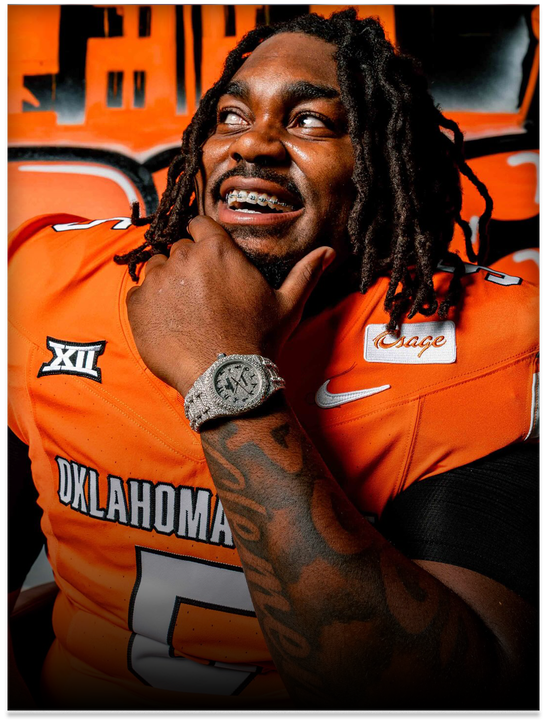  Saadiq Clements, Oklahoma State  
 Photo: OSU Athletics 