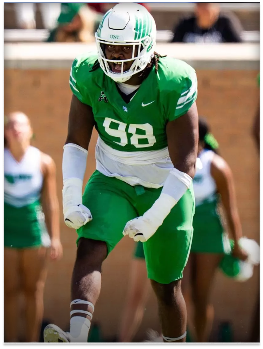  Saadiq Clements  
 Photo: North Texas Athletics 