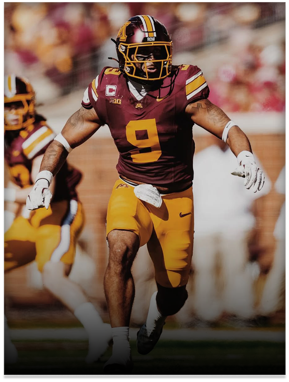  Devon Williams, Linebacker  
 Photo: Minnesota Athletics 