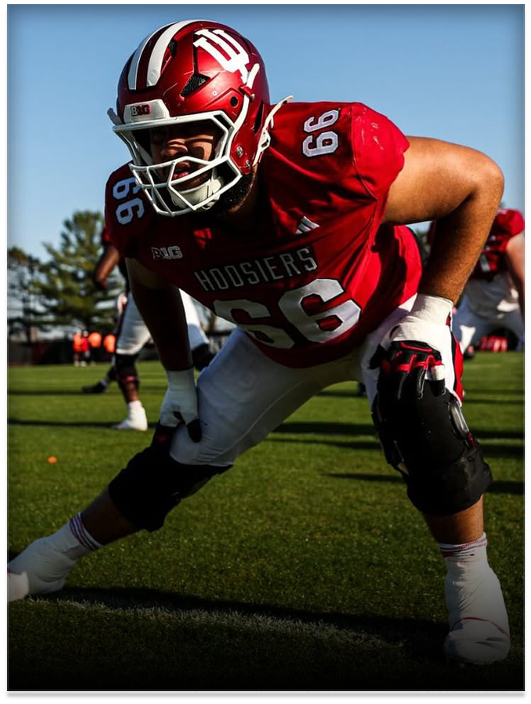 Evan Parker, Indiana  
 Photo: Indiana Athletics 
