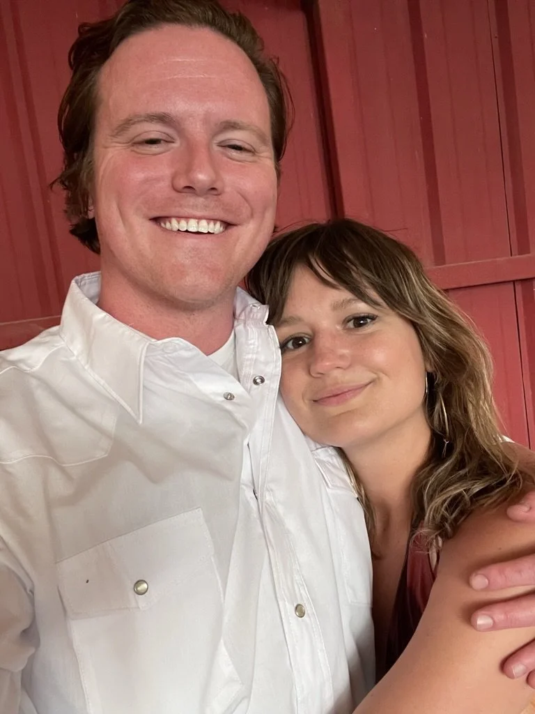 Less than a month after meeting, Spencer was my date to my aunt's wedding (and met the whole family)