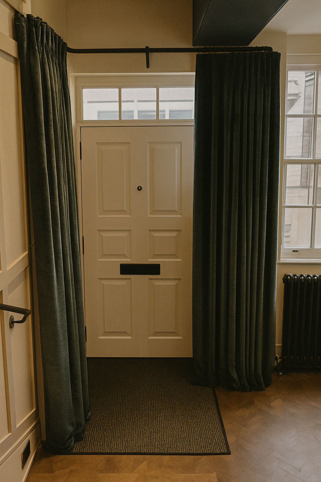 Curtain door