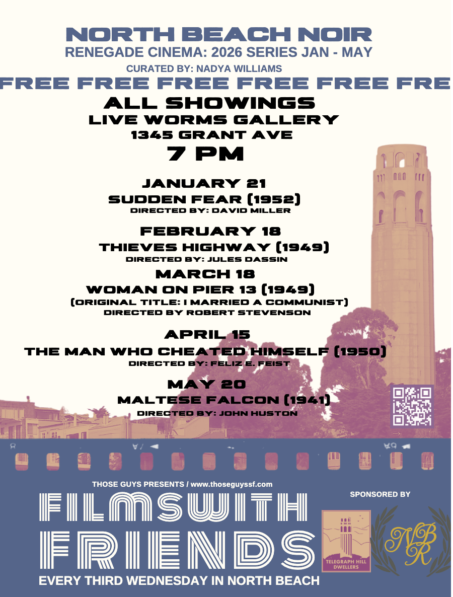 North Beach Noir: Woman on Pier 13