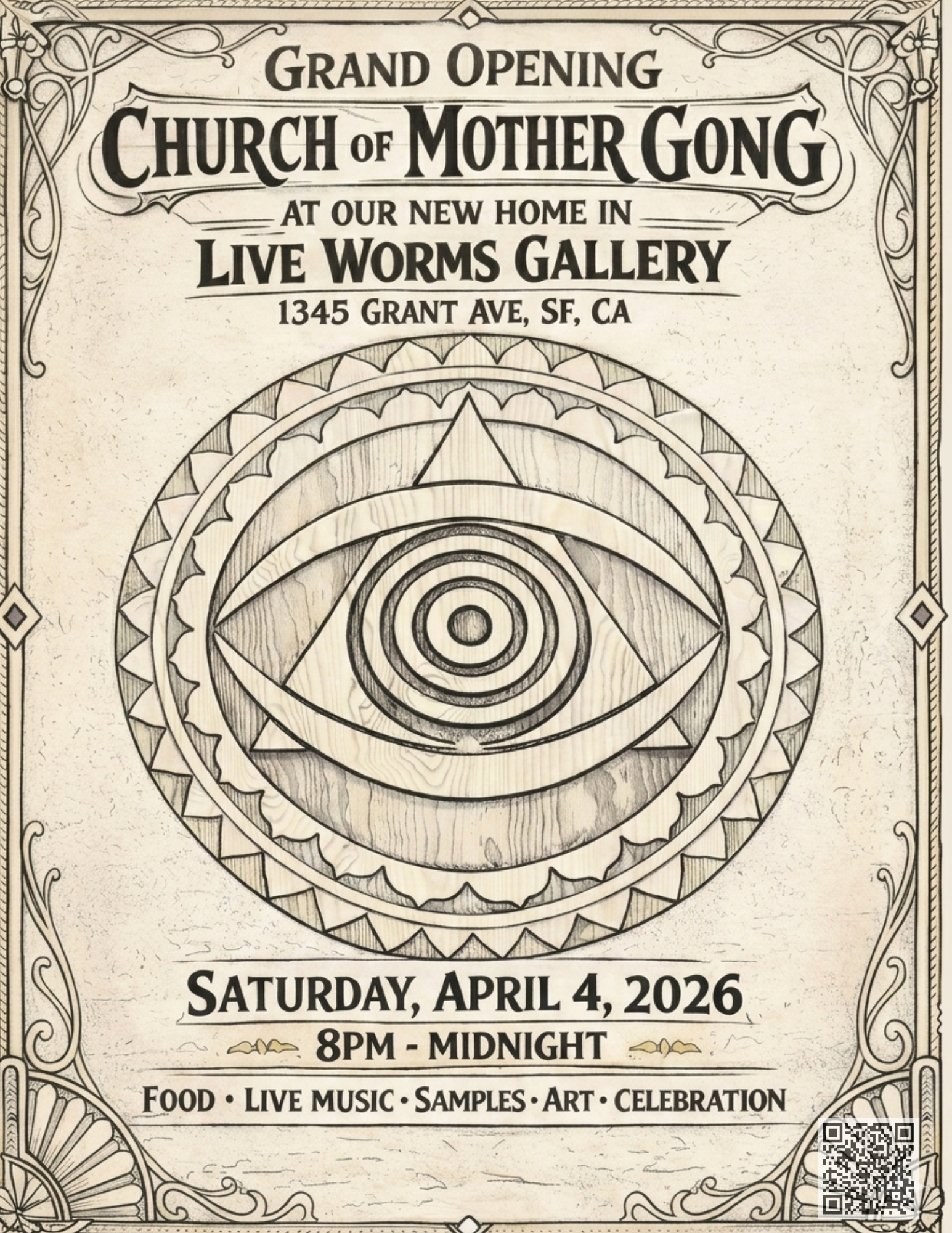 Unveiling The Church of Mother Gong’s New Home in Live Worms!