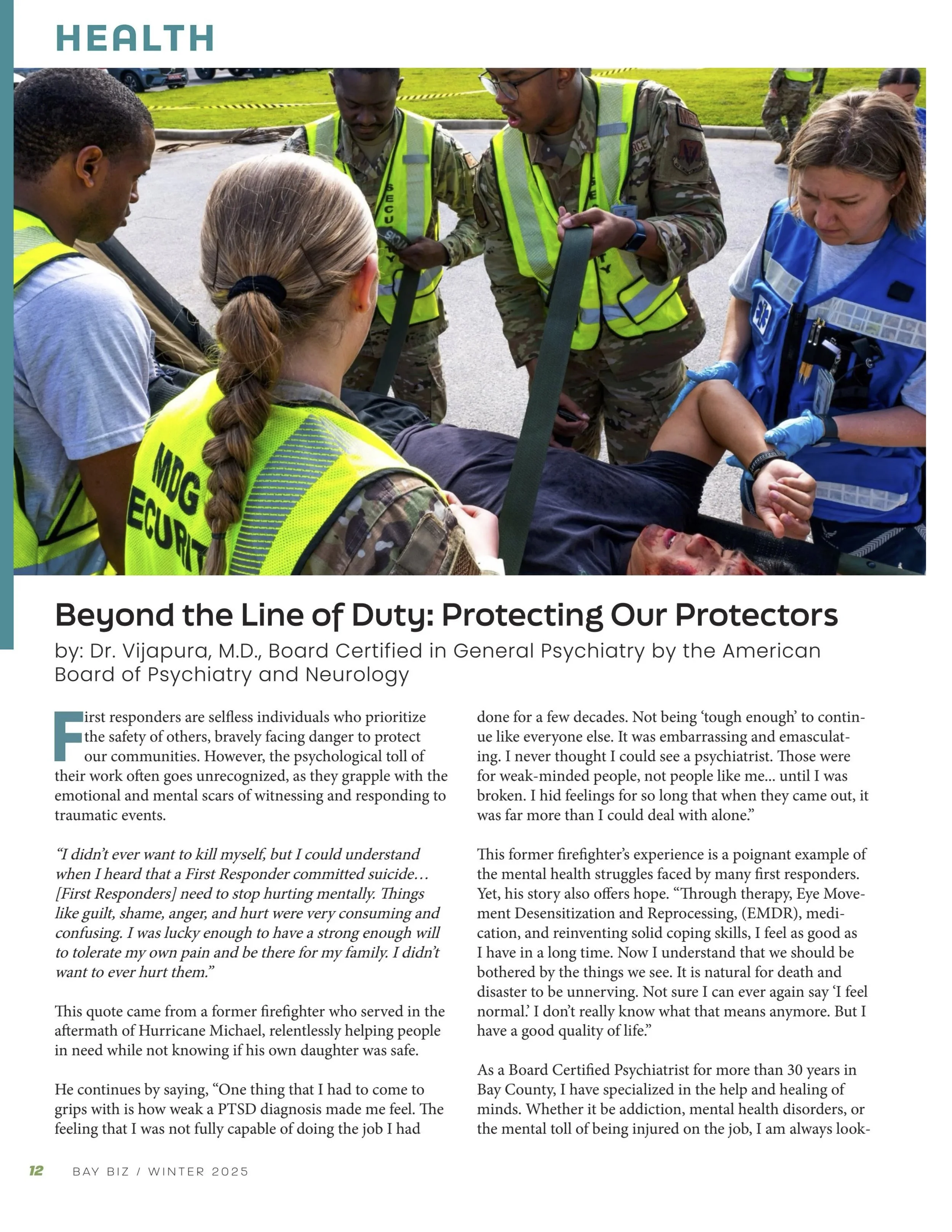 Beyond the Line of Duty: Protecting Our Protectors