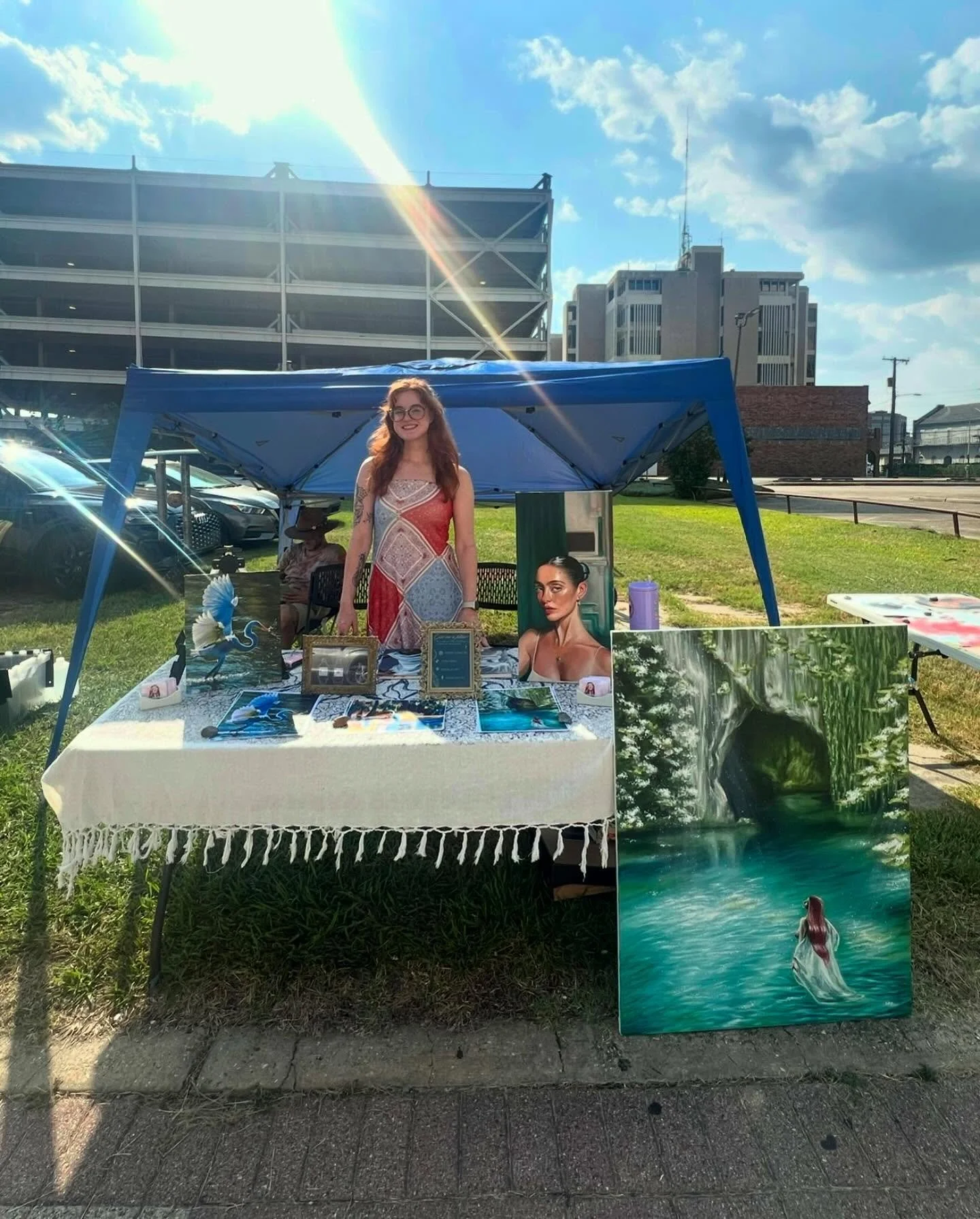 ‼️🎨COME SEE ME AT ART WALK‼️ I am all set up downtown on Jefferson street between Pamplona&rsquo;s and Pop&rsquo;s Po-Boy&rsquo;s🖼️ Swing by tell me hey and support ya girl!!

#louisianaartist #artist #lafayetteartist #painter