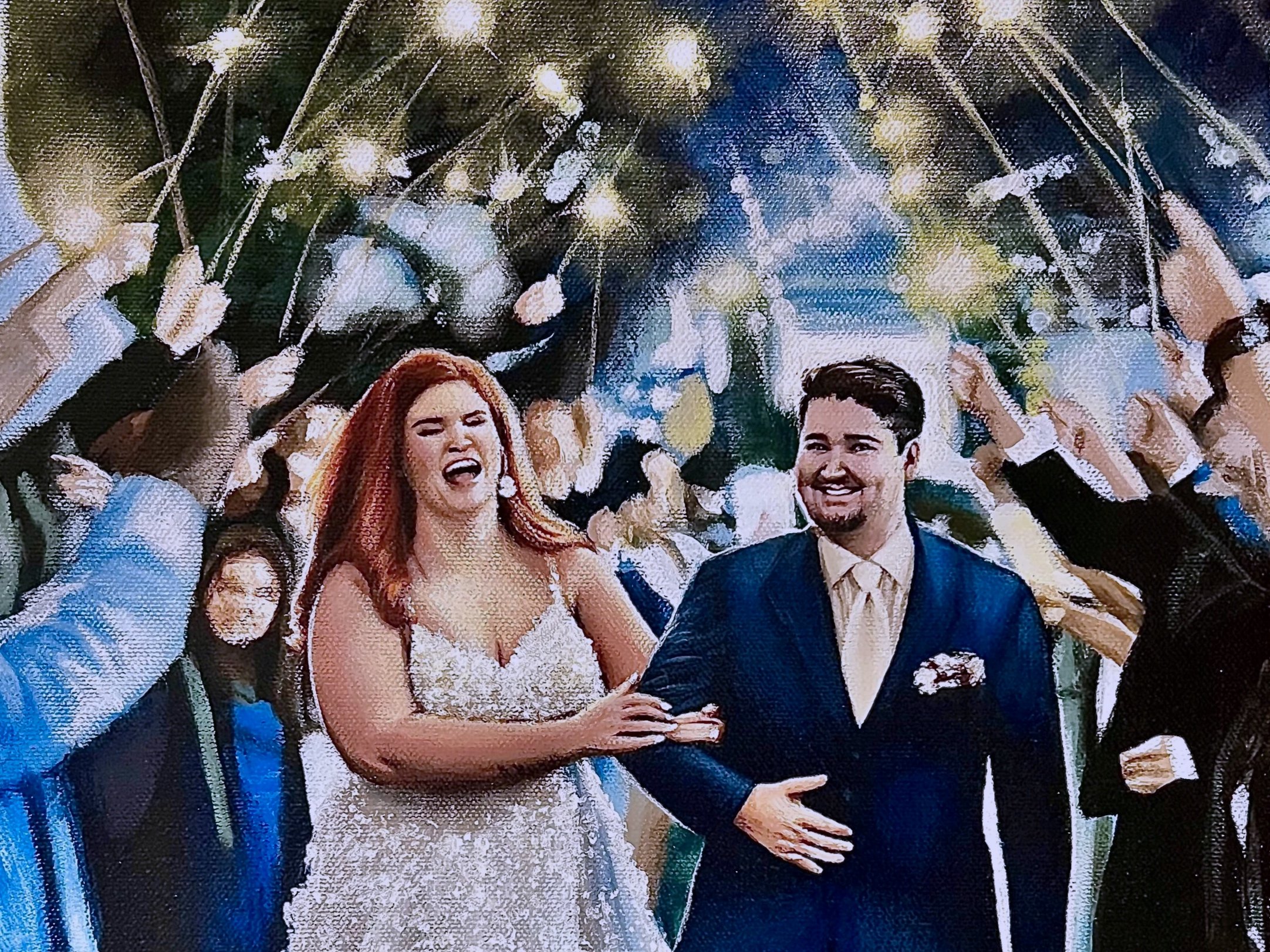 Live Wedding Painting