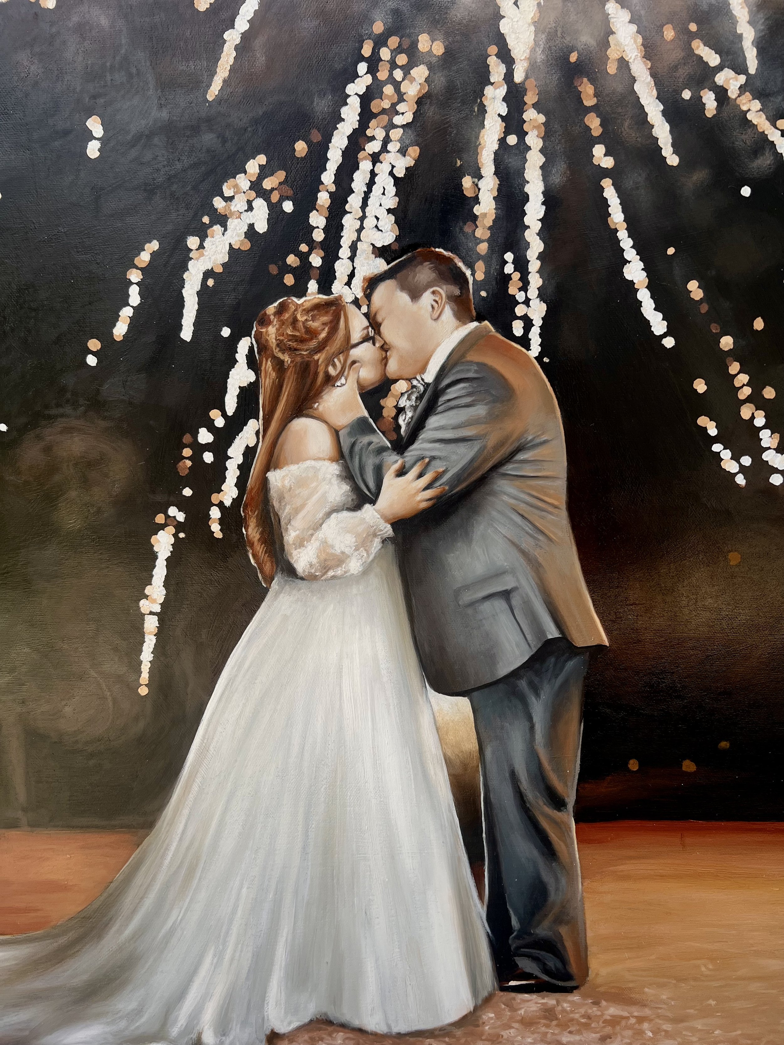 Live Wedding Painting