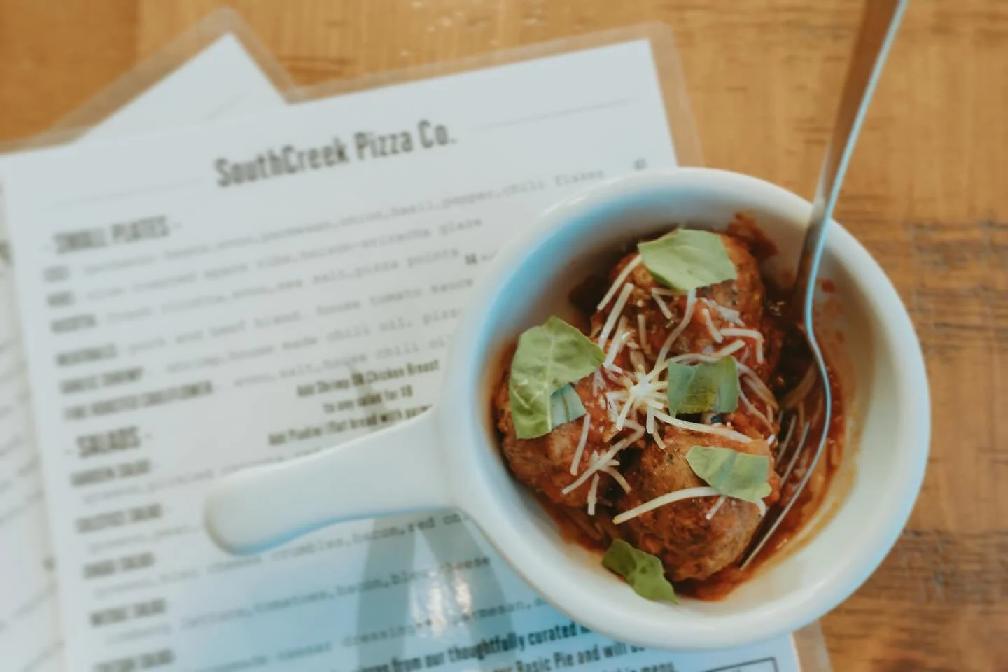 Today is the 4th Annual Christmas Festival at SouthCreek! Come for the $5 Meatballs, Stay for the Tree Lighting! Rumor has it, the big guy in red has a dinner reservation with us&hellip;keep an eye out!