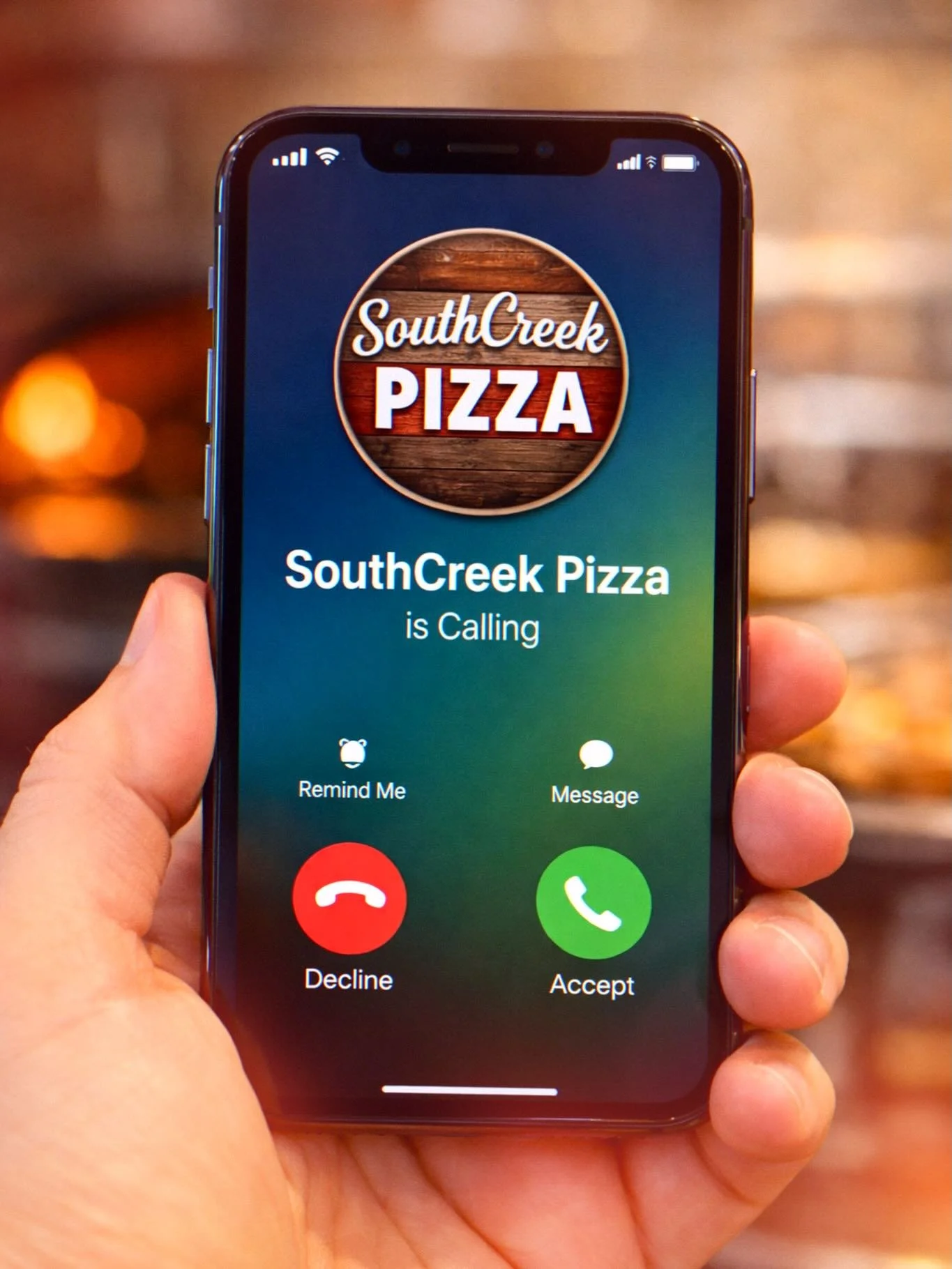 Answer our call! See you soon 🍕