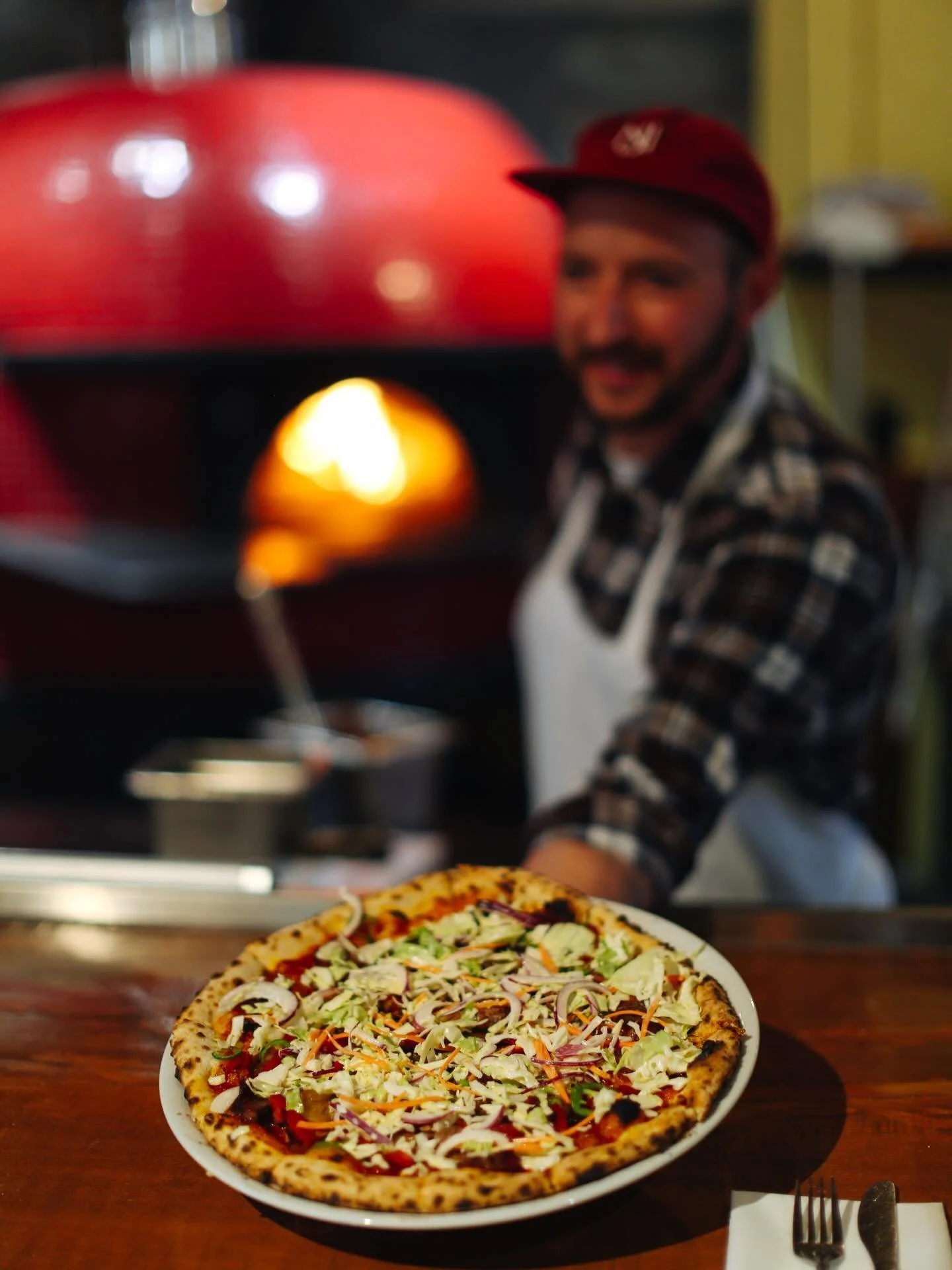 Happy Birthday to the blurry guy in the background! In honor of Ian&rsquo;s birthday, we&rsquo;ll be serving up pizzas all day! 🤪😜