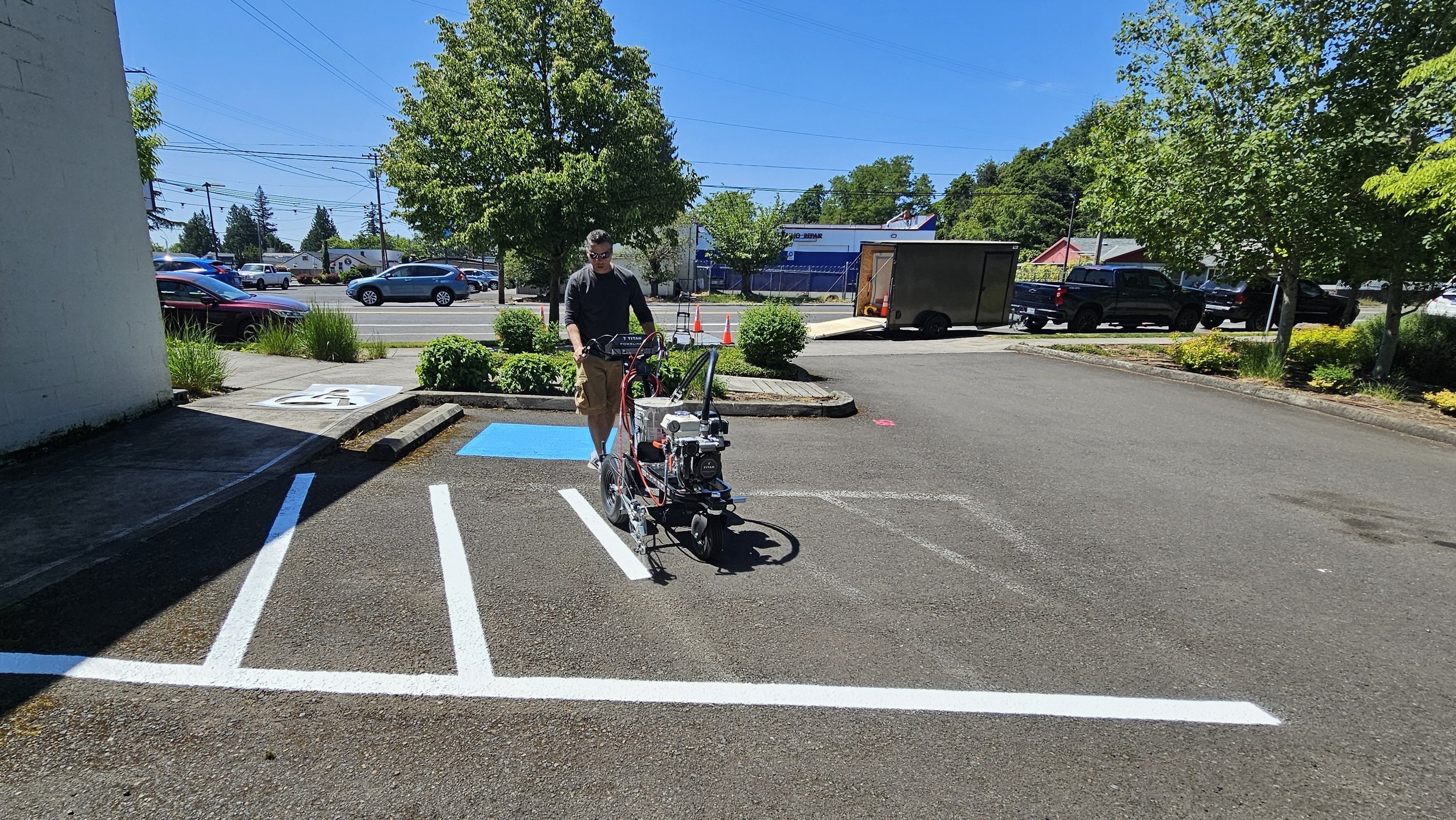 ADA Compliant Pavement Markings