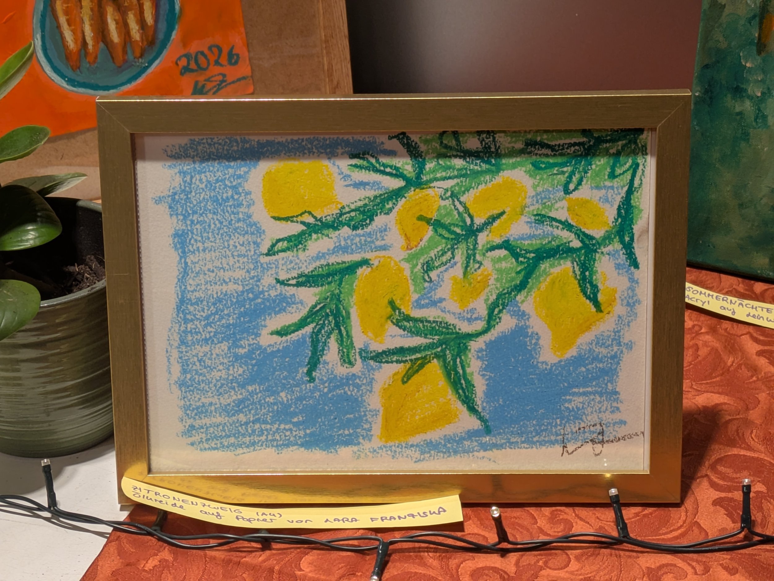 Zitronenzweig - A4 Original