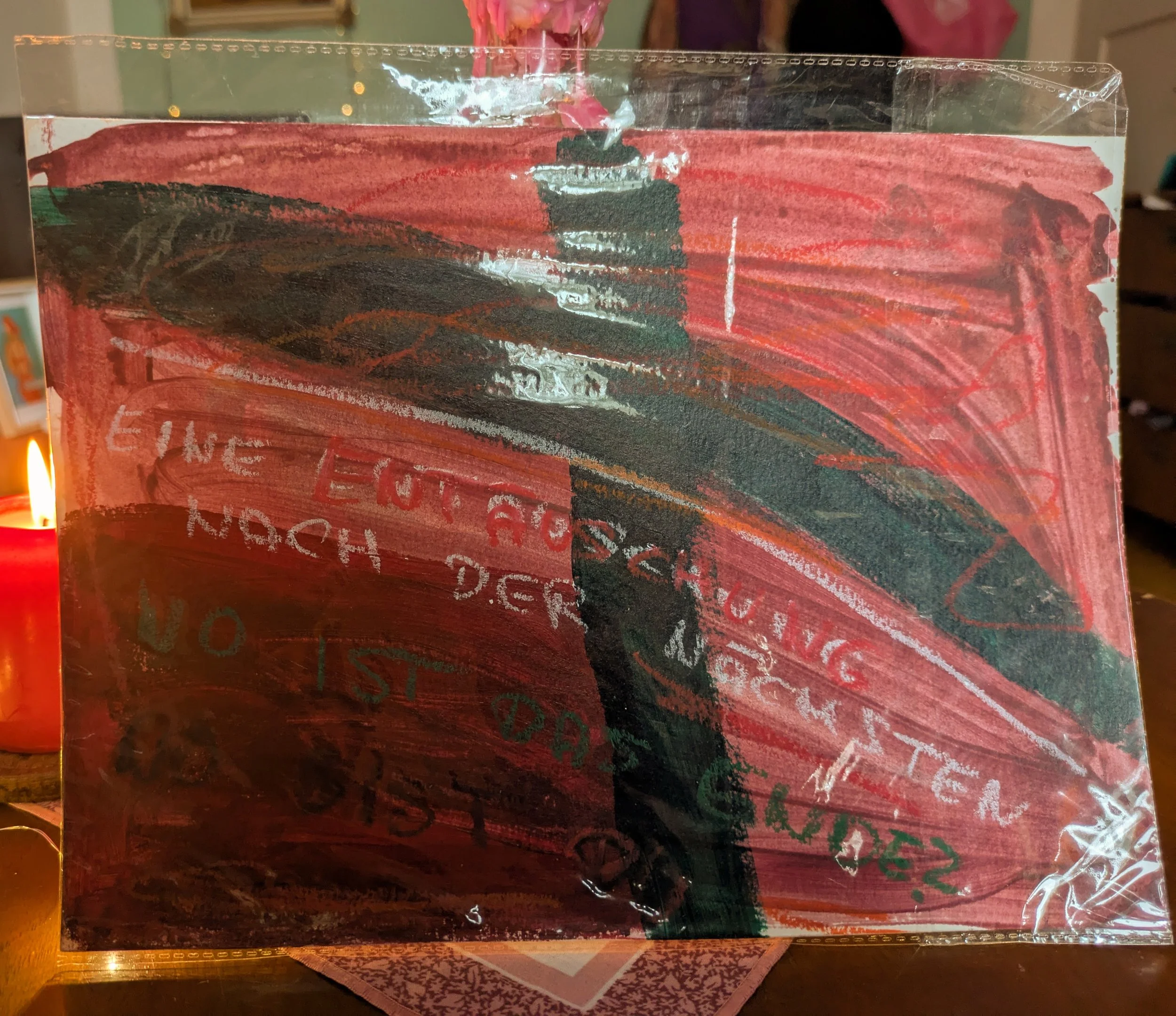 Wo bist du? - Original A4