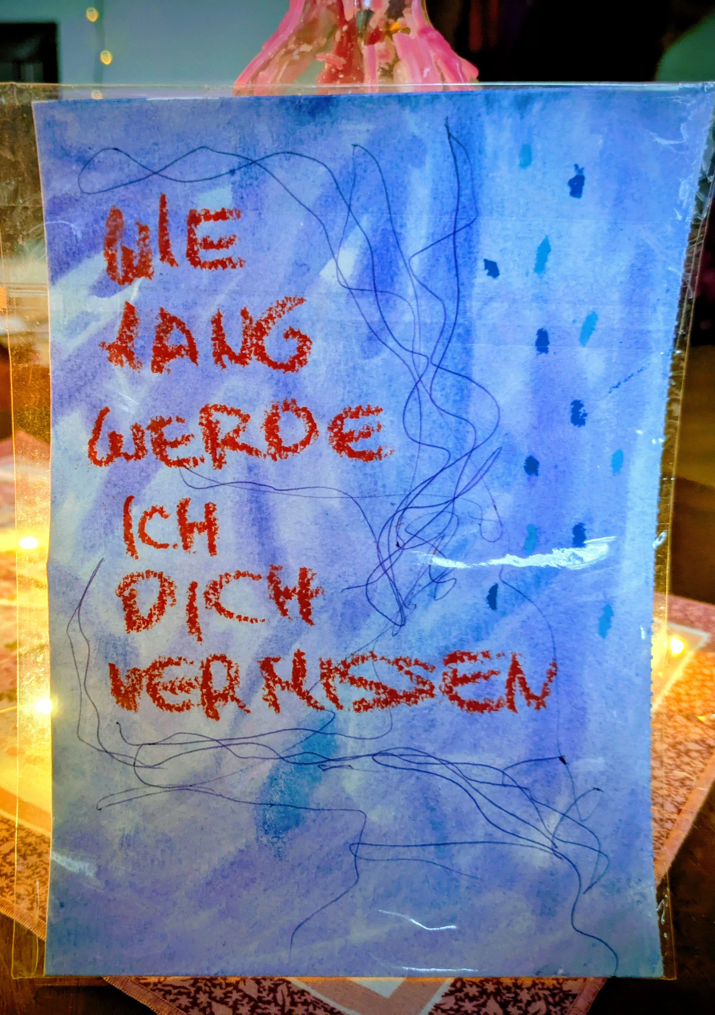 Wie lang werde ich dich vermissen? - Original A5
