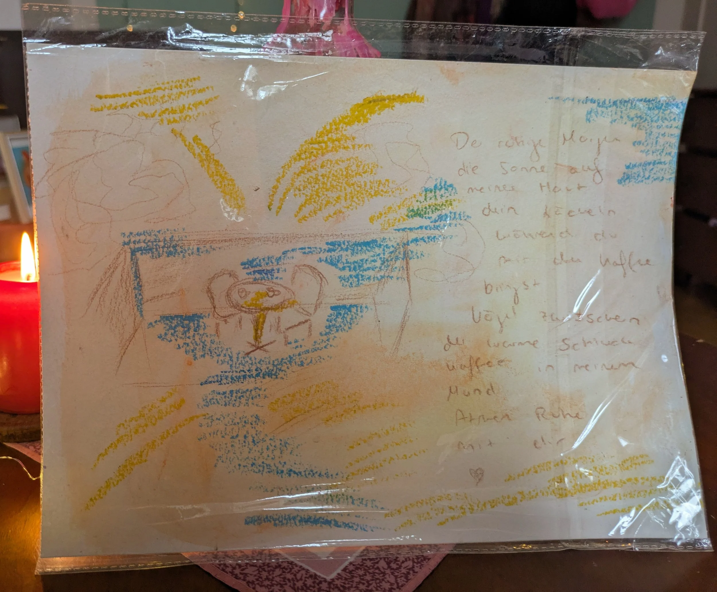 Ein ruhiger Morgen - A4 Original