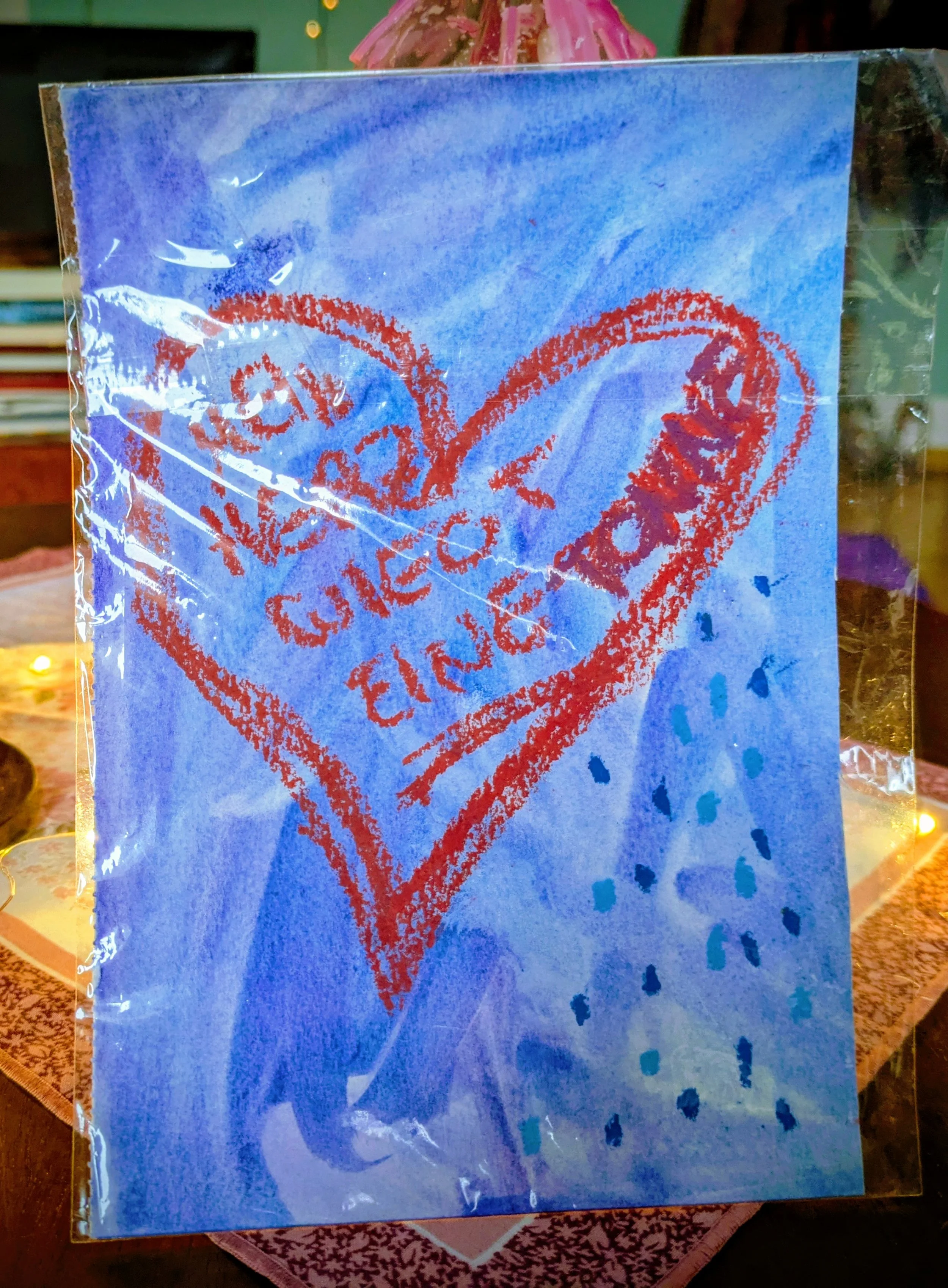 Schweres Herz - A5 Original