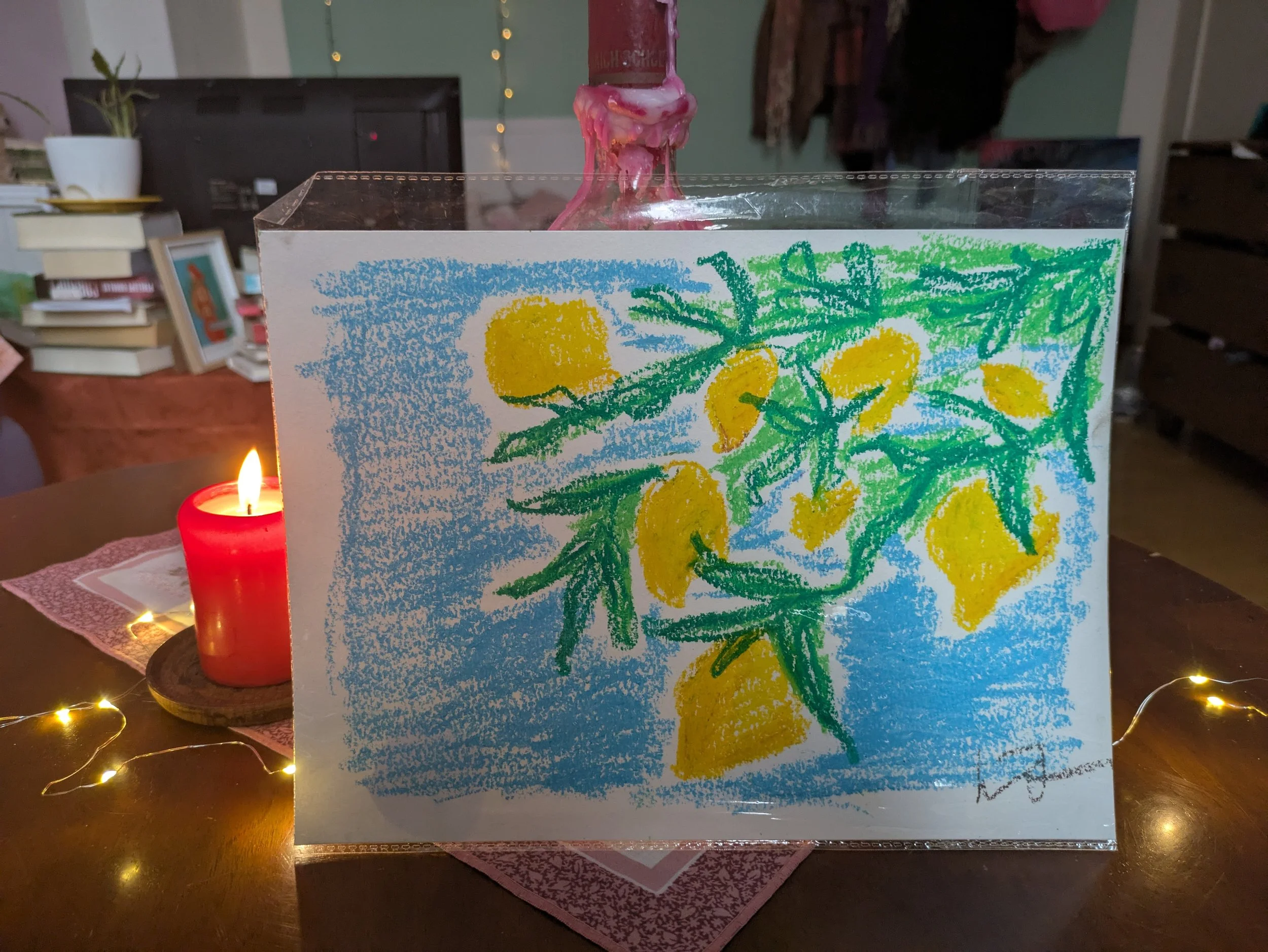 Zitronenzweig - A4 Original