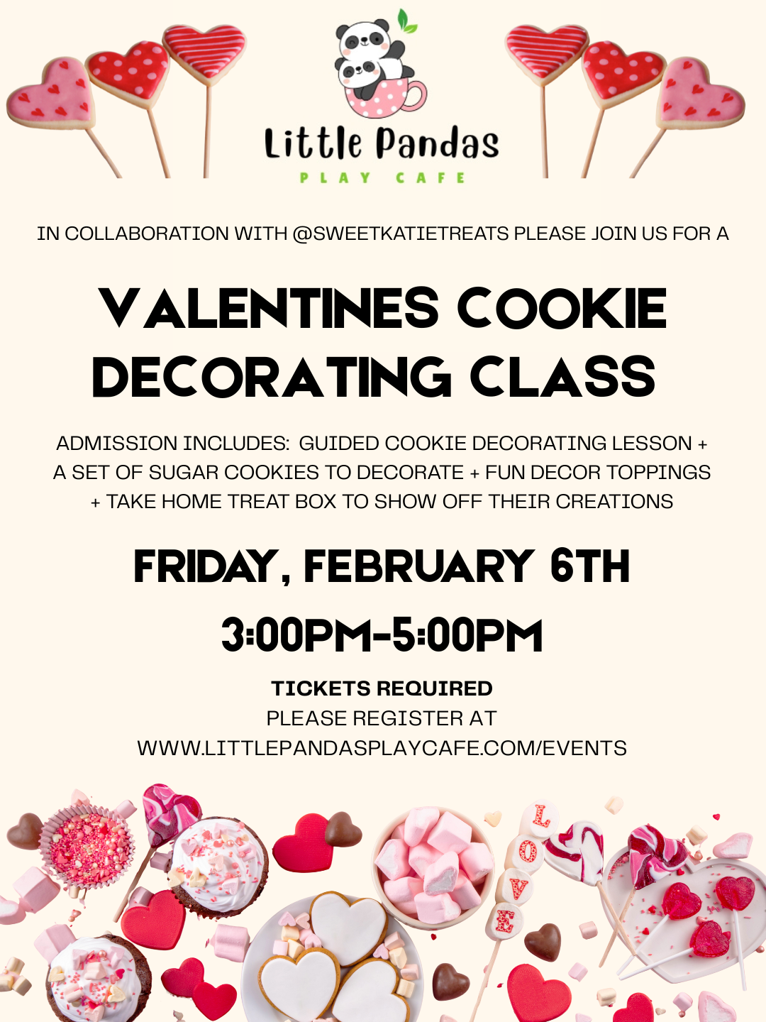 Valentines Cookie Decorating Class