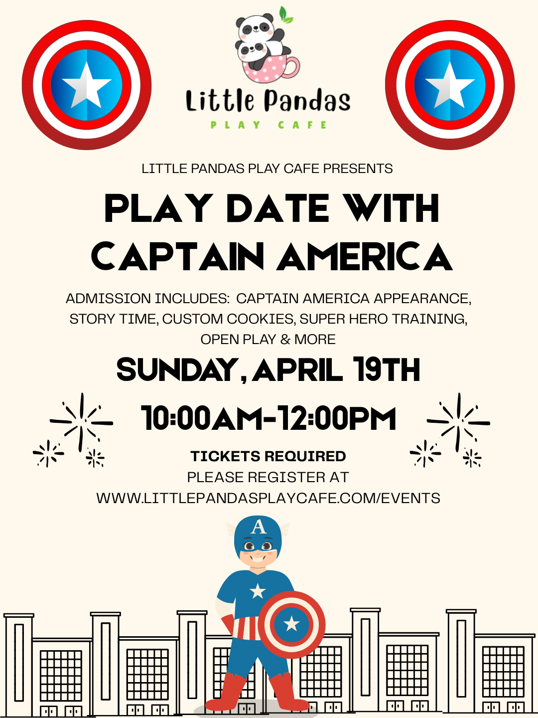Play Date with Captain America
