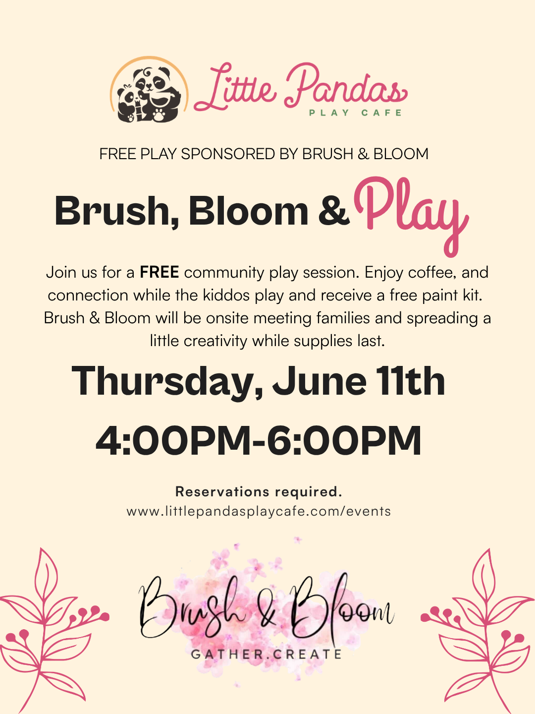 brush, bloom &amp; play