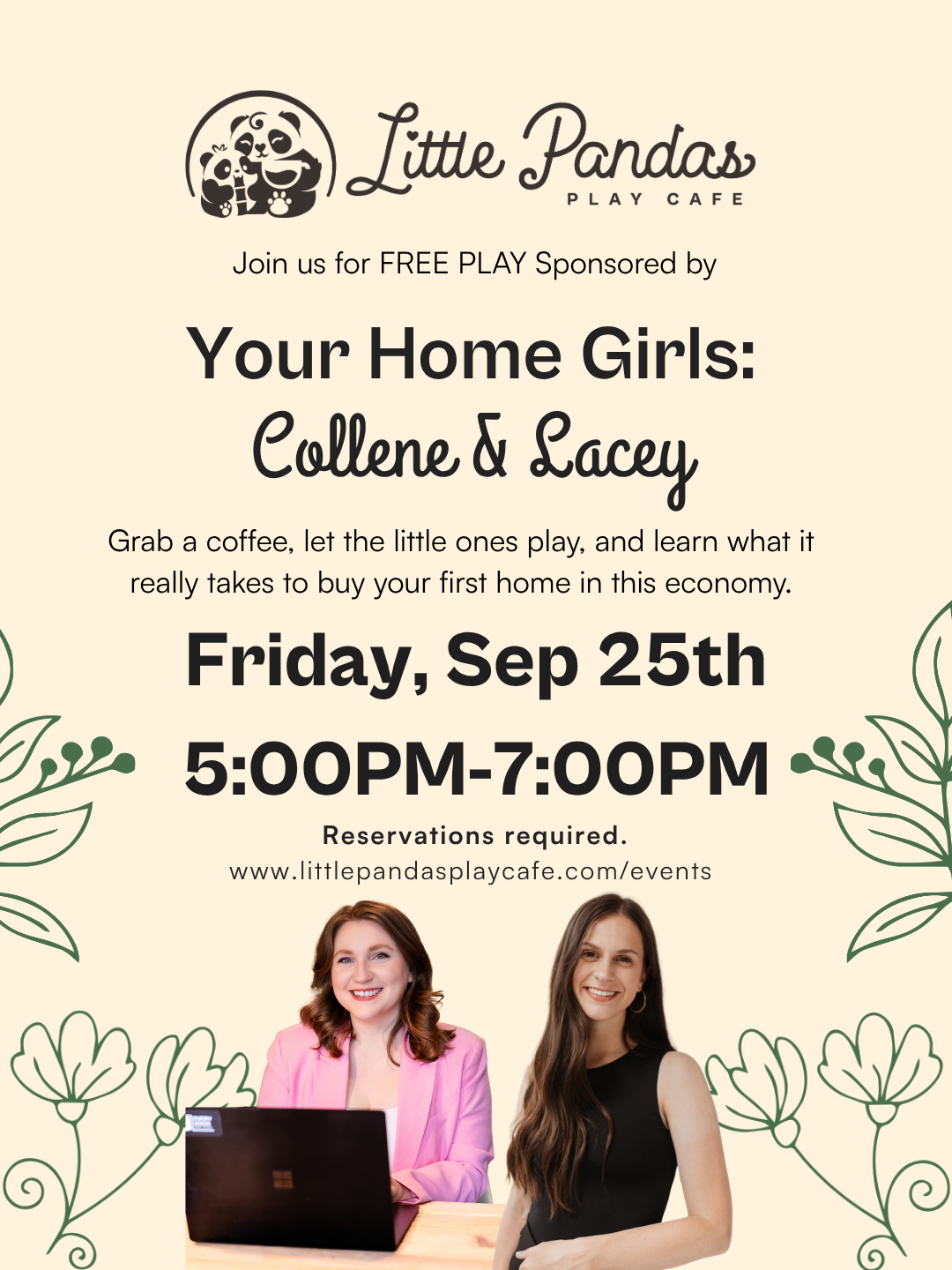 Sponsored Free Play + Home Buying Class