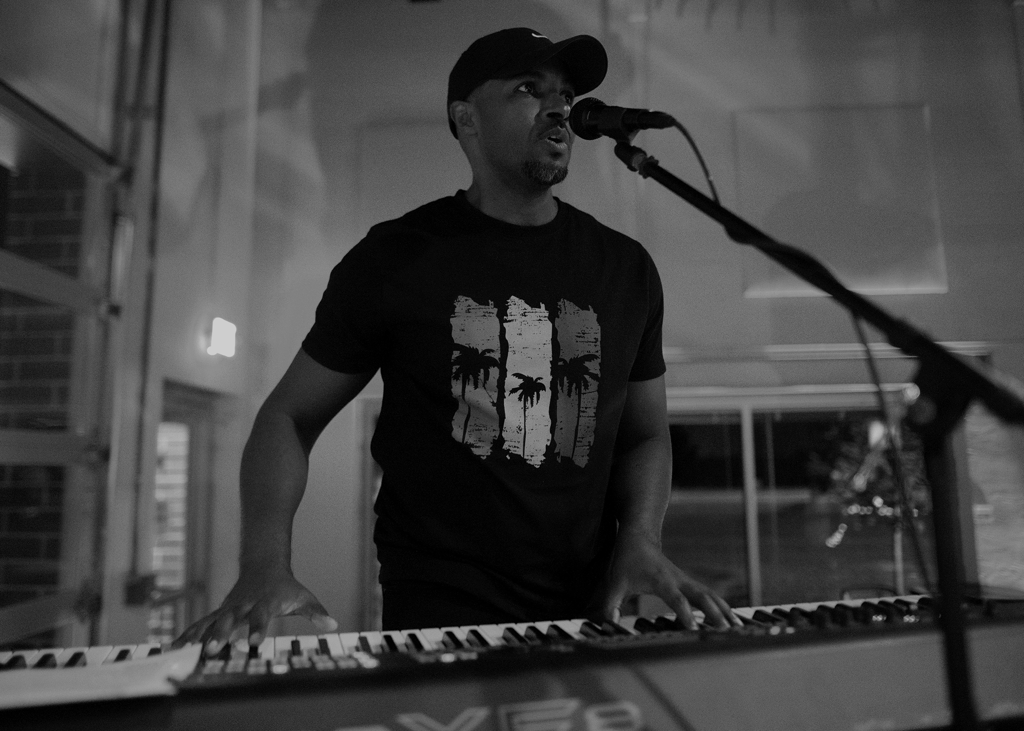 Aimable Kalume on keys and backing vocals