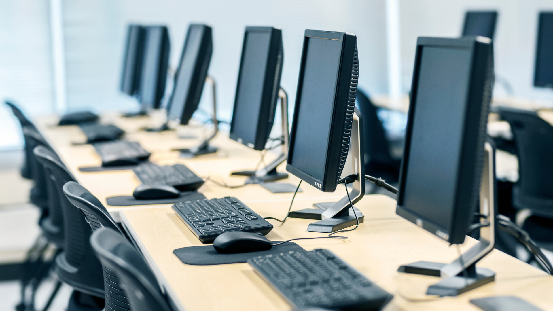 Office computers workstations