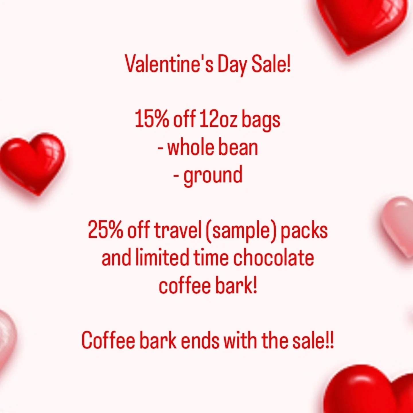 Valentine's day sale!!! ❤️

No code necessary, discount will show after clicking checkout!

We GROW, PROCESS, and ROAST all of our products in house and import from Guatemala ourselves 🇬🇹 

From our farm to your table, bringing you the freshest gou