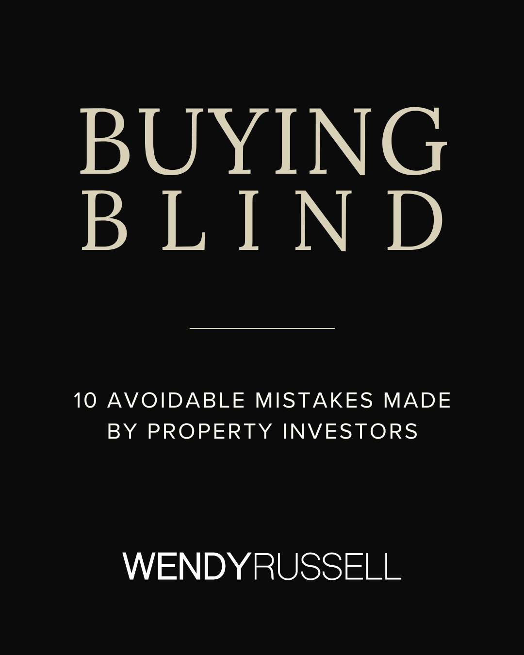 Buying Blind