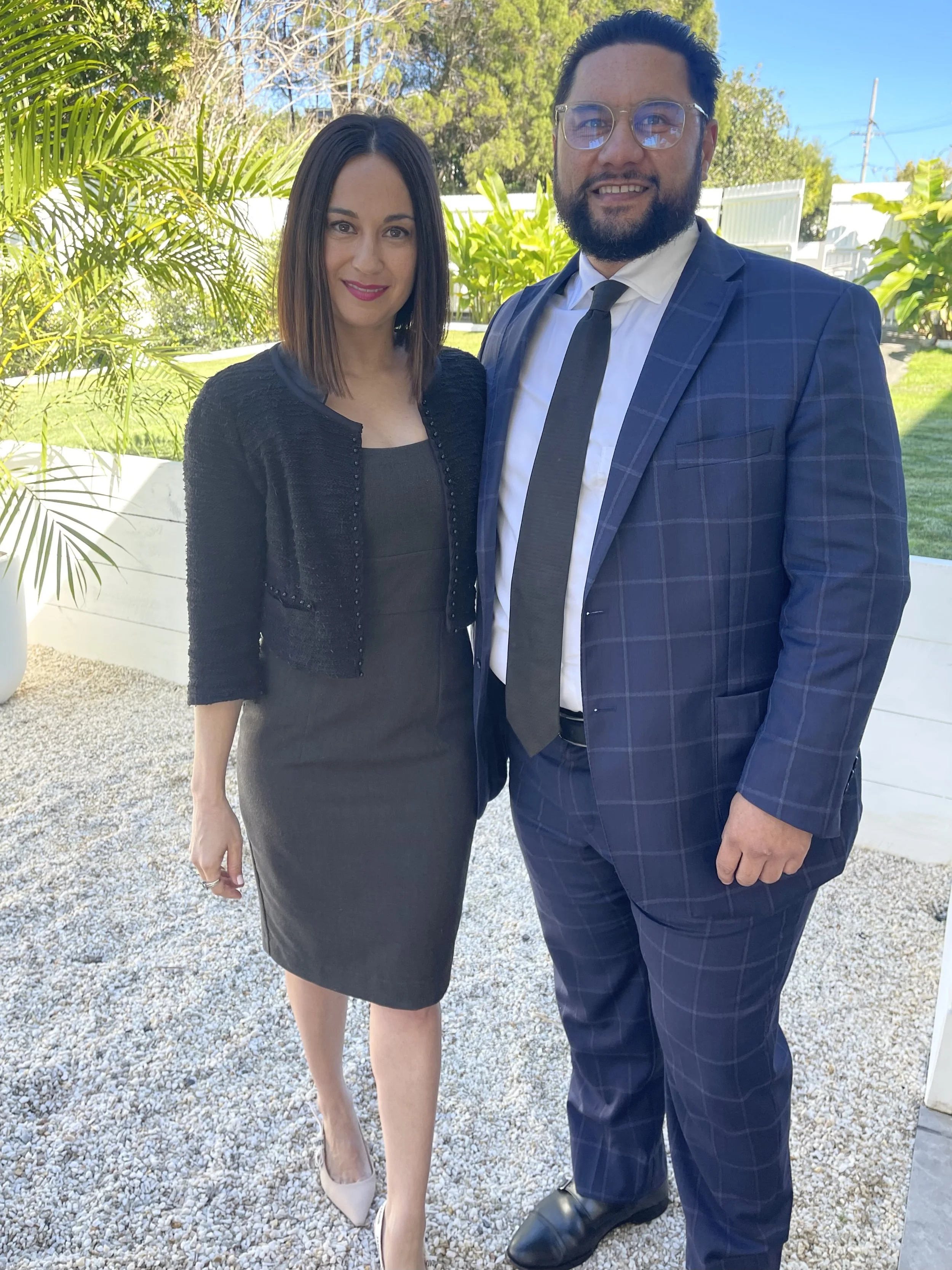 Wendy Russell Brisbane Buyers Agent with auctioneer Mark Teware