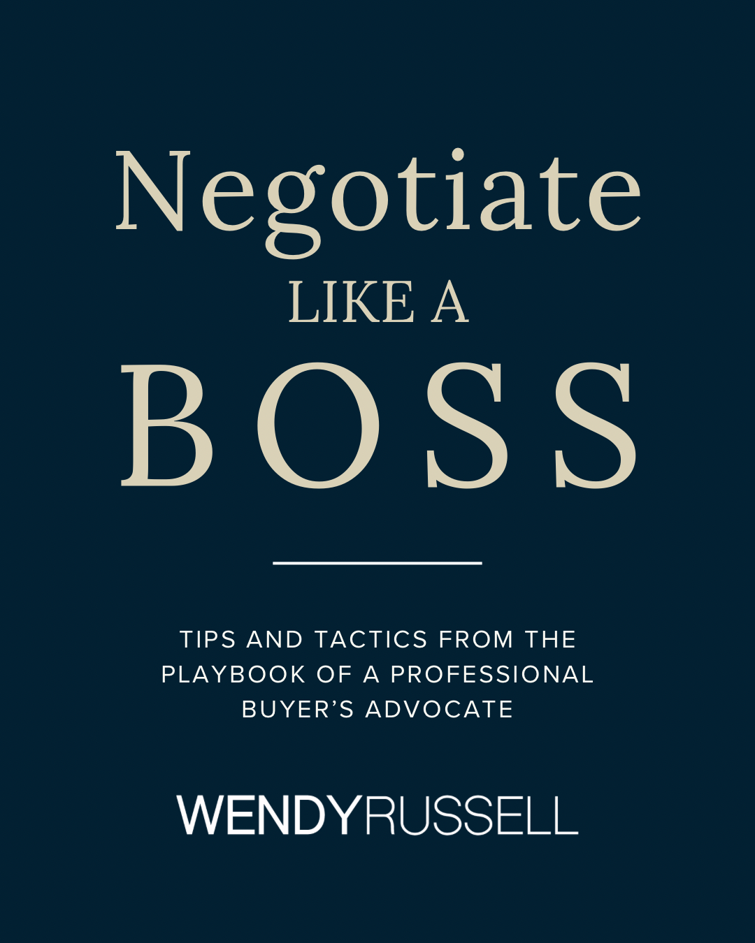 Negotiate Like A Boss