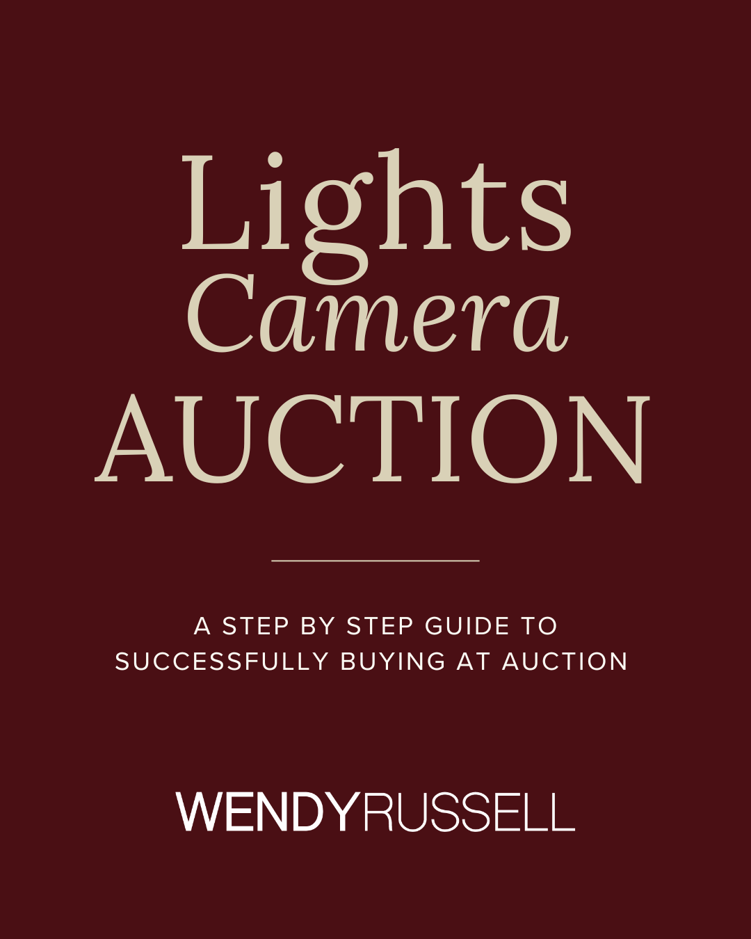 Lights Camera Auction!