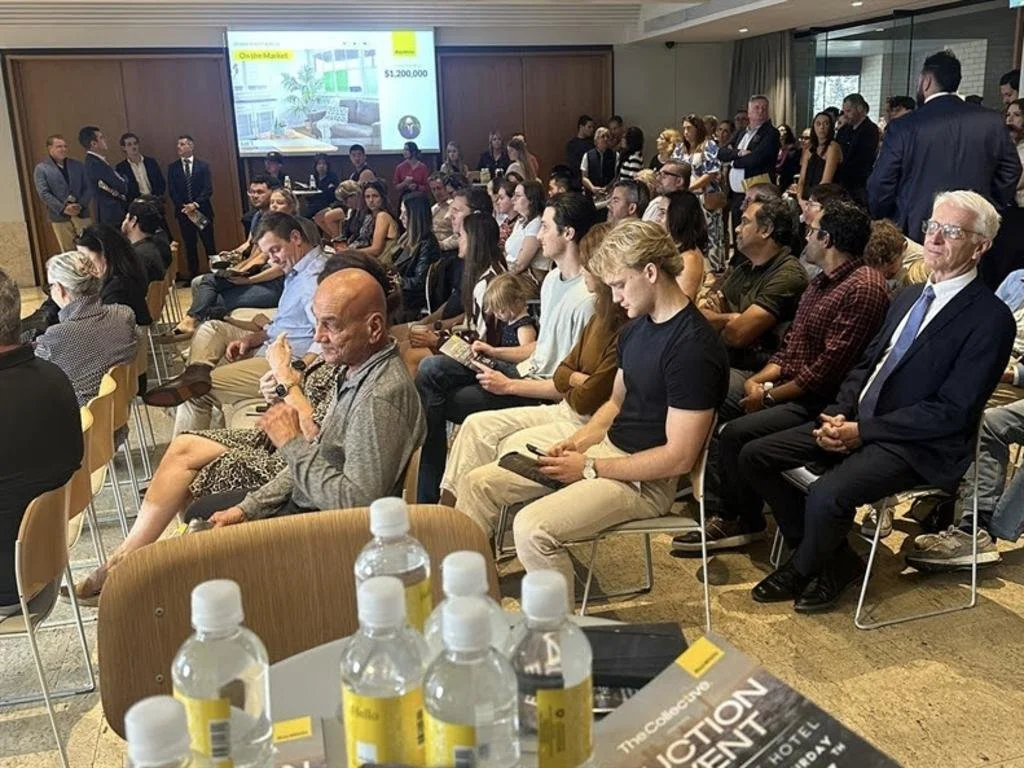 Auction event at the Calile Hotel, Brisbane