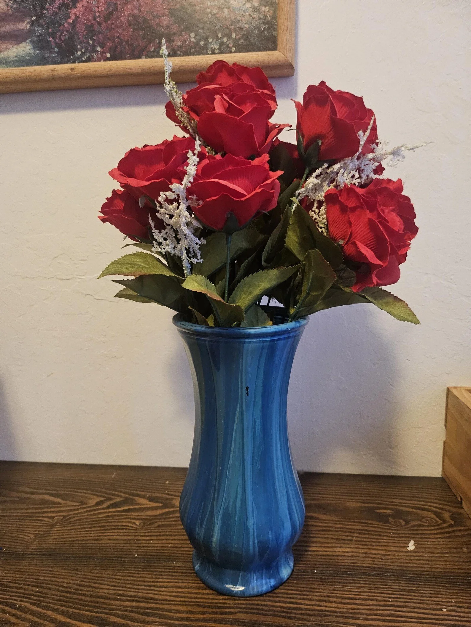 Natures Color garden vase - custom painted