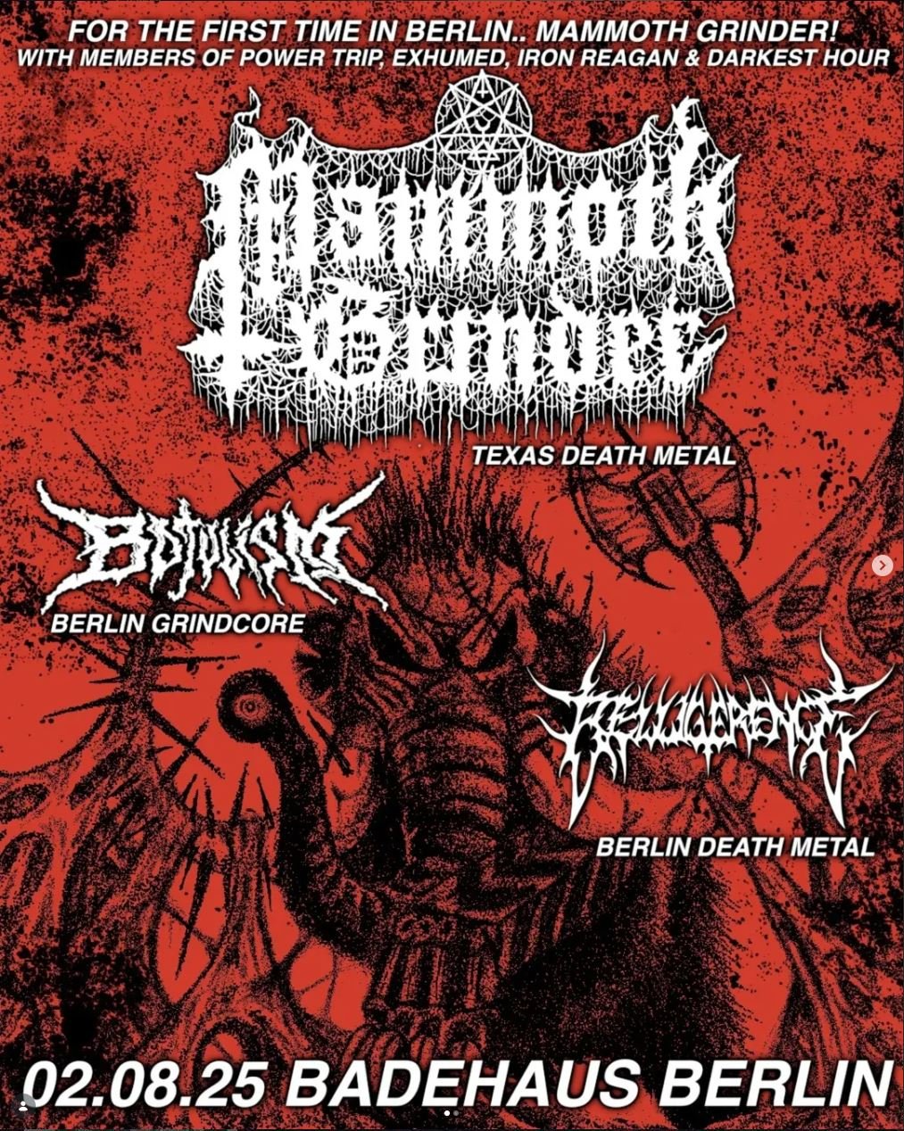 Mammoth Grinder, Botulism, Badehaus