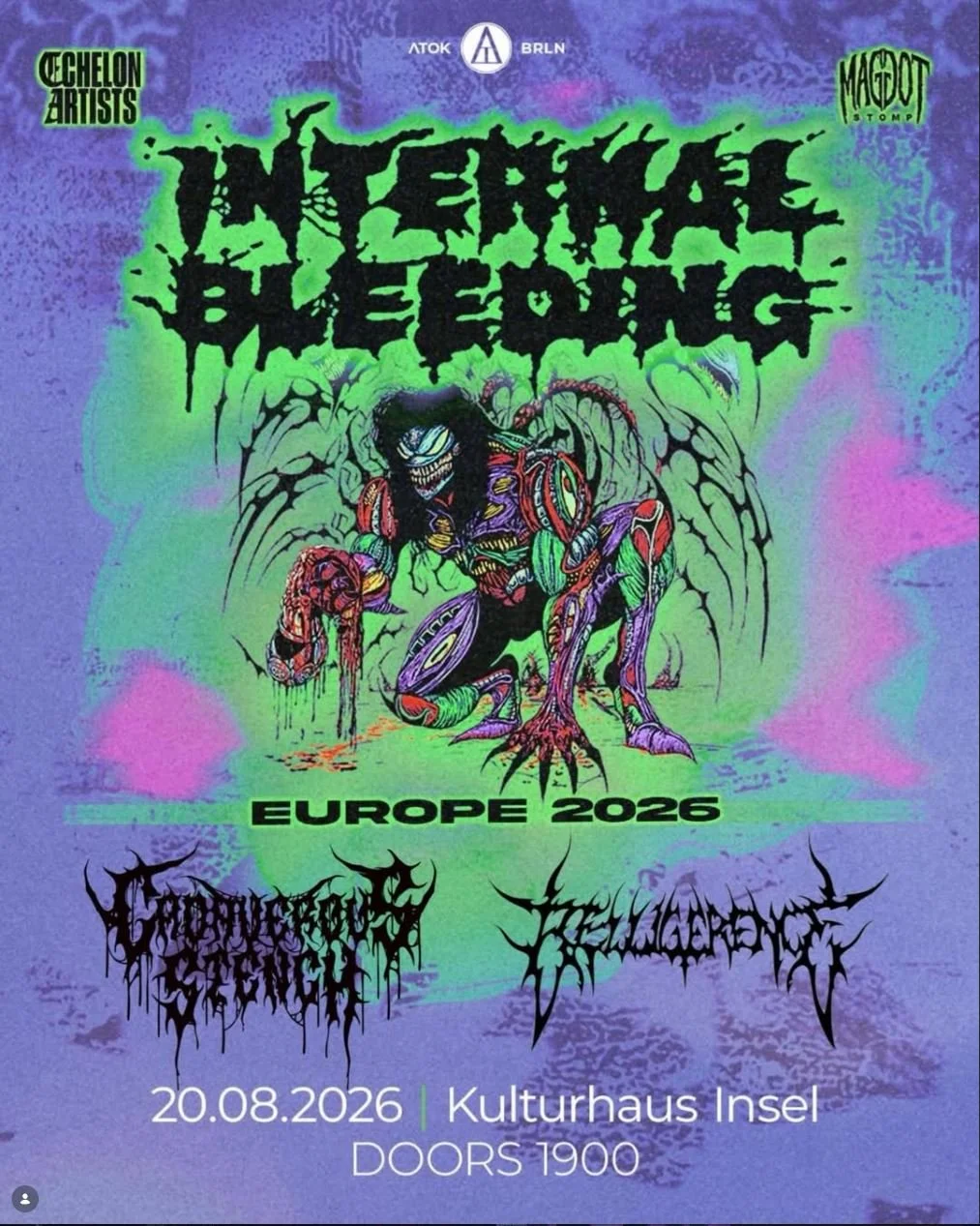 Internal Bleeding, Cadaverous Stench, Belligerence. Berlin Show
