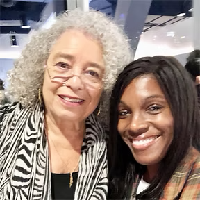 Dr. Conners with Angela Davis