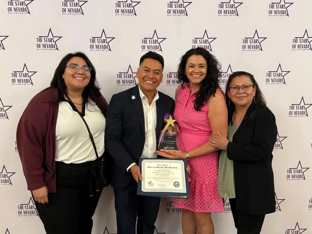 Johnny Dominguez Wins Gold at the Stars of Nevada Awards