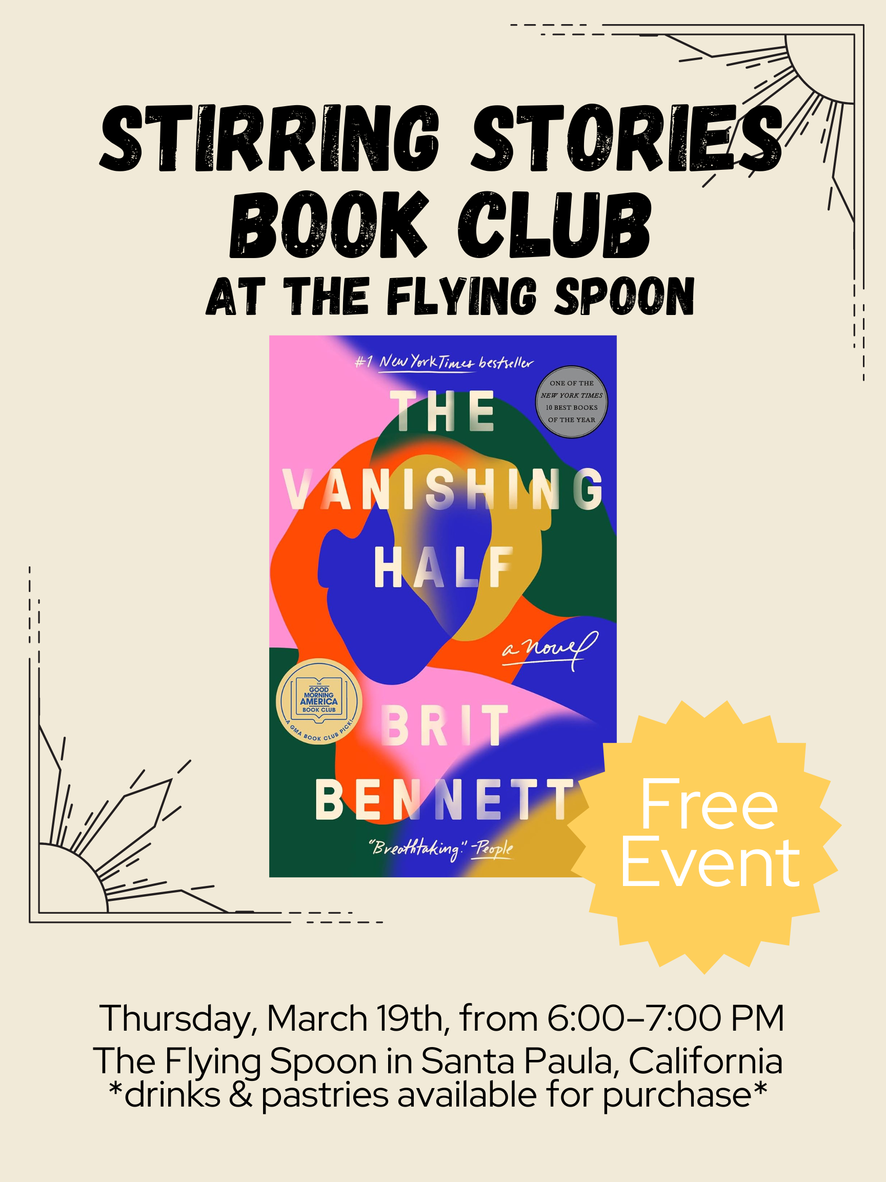 Stirring Stories Book Club: The Vanishing Half