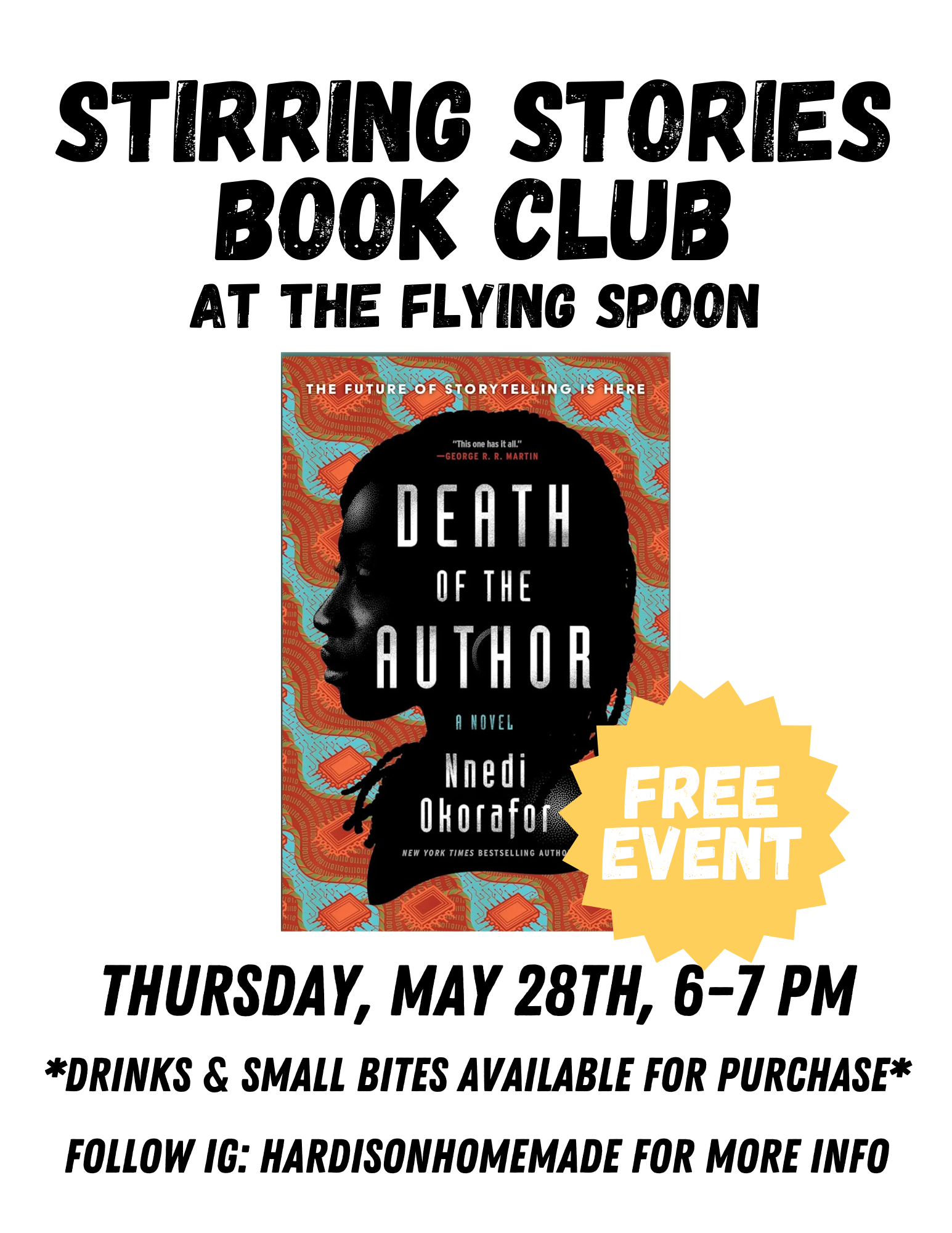 Stirring Stories Book Club: Death of the Author