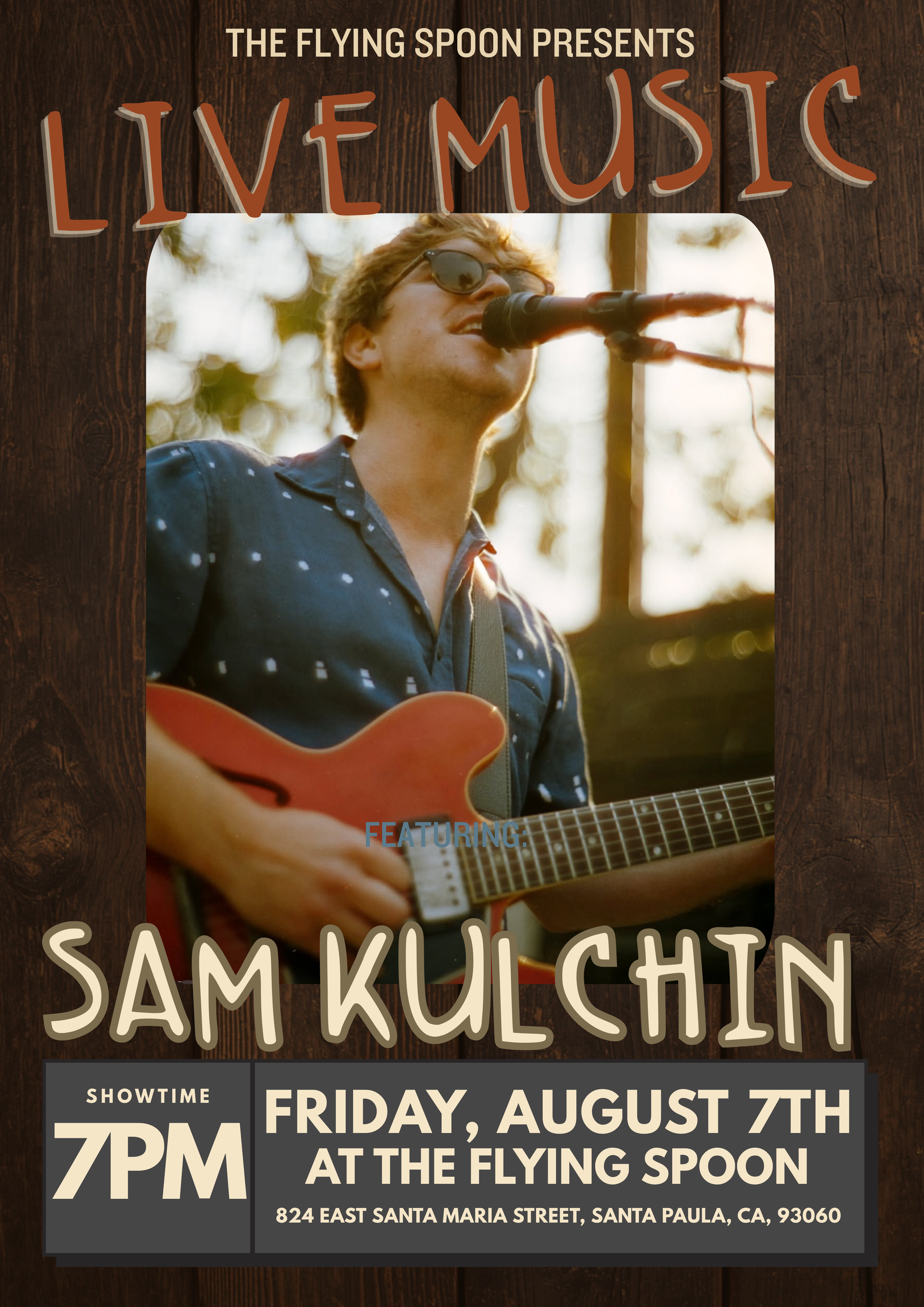 Live Music with Sam Kulchin