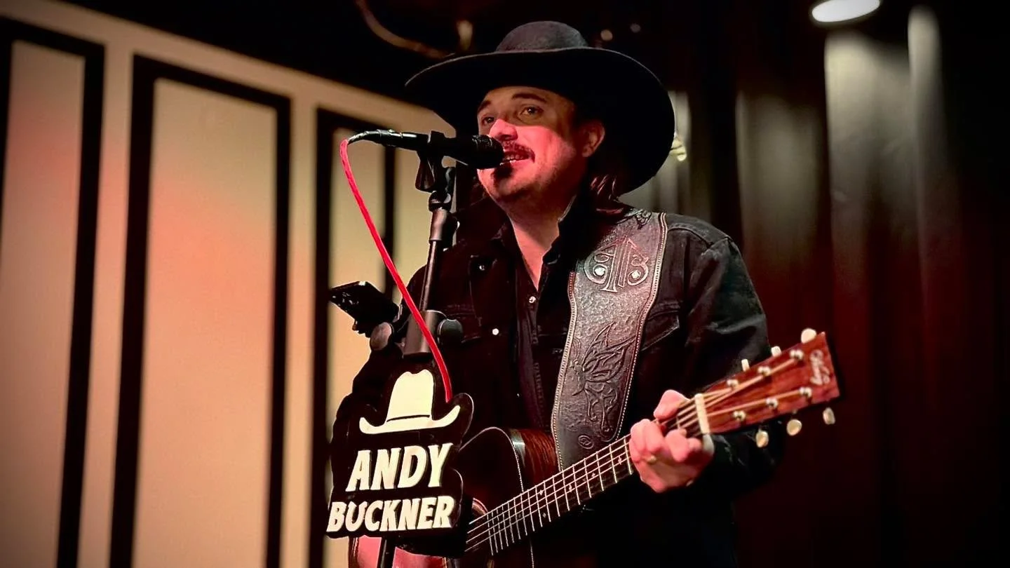 Andy Buckner hit the stage at 9PM and he&rsquo;s rolling strong till midnight. 🤠🔥

That black-hat country grit.
That voice cutting through the room.
Stories, steel strings, and real-deal sound.

There&rsquo;s still plenty of night left.

$10 cover.
