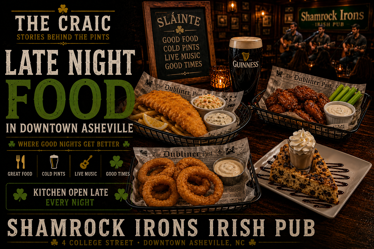 Late Night Food in Downtown Asheville: Where to Eat After the Bars, Concerts &amp; Breweries
