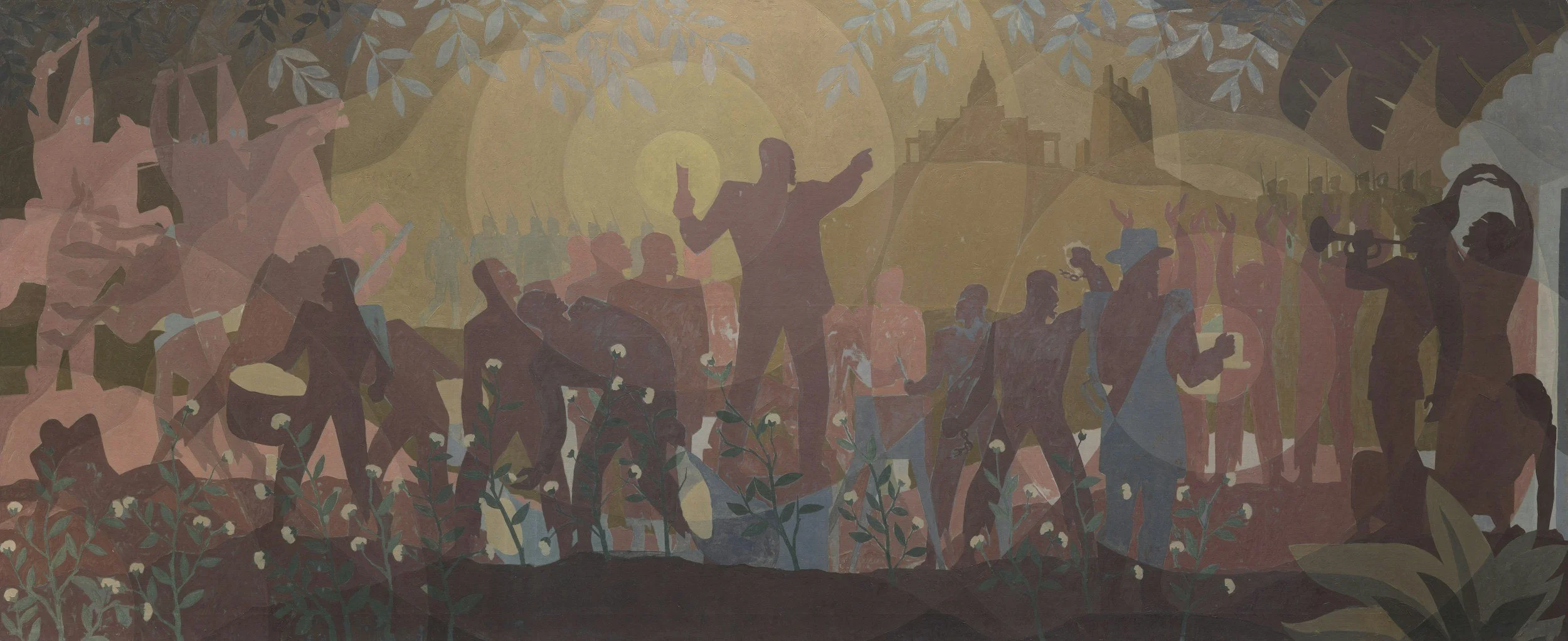 Aspects of Negro Life: From Slavery to Reconstruction by Aaron Douglas (1934)