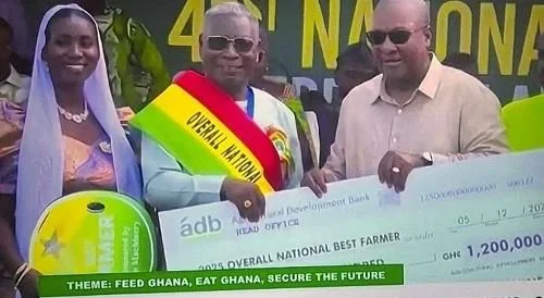 82-Year-Old Opanyin Adusei Named 2025 Overall Best National Farmer