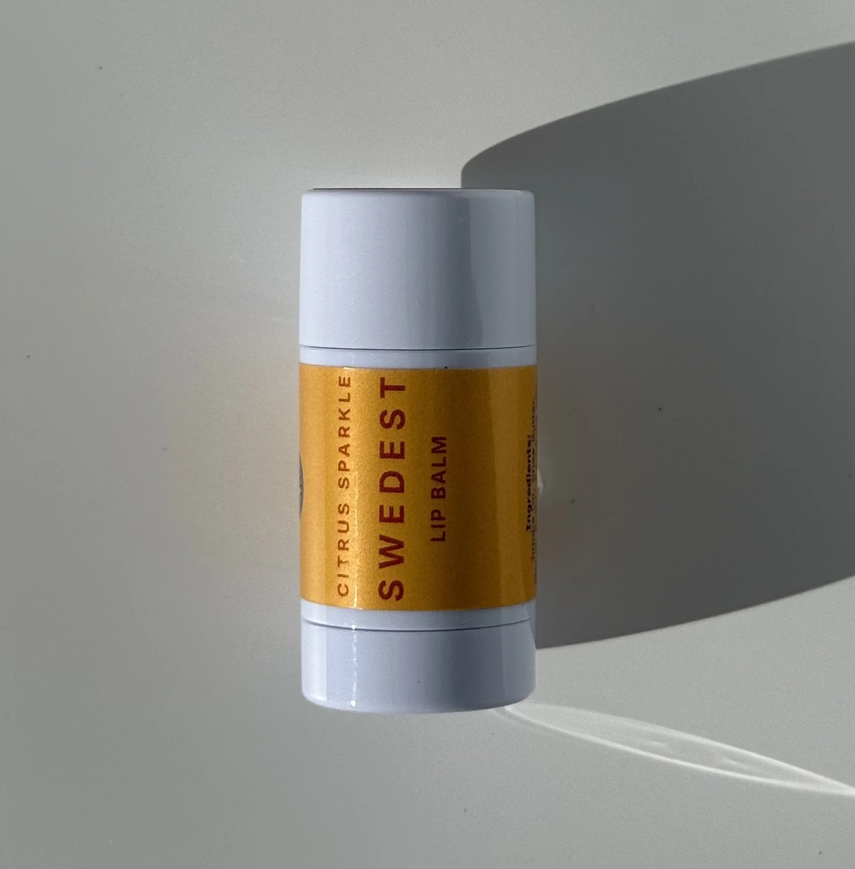 Lip Balm All Natural Citrus Sparkle Medium